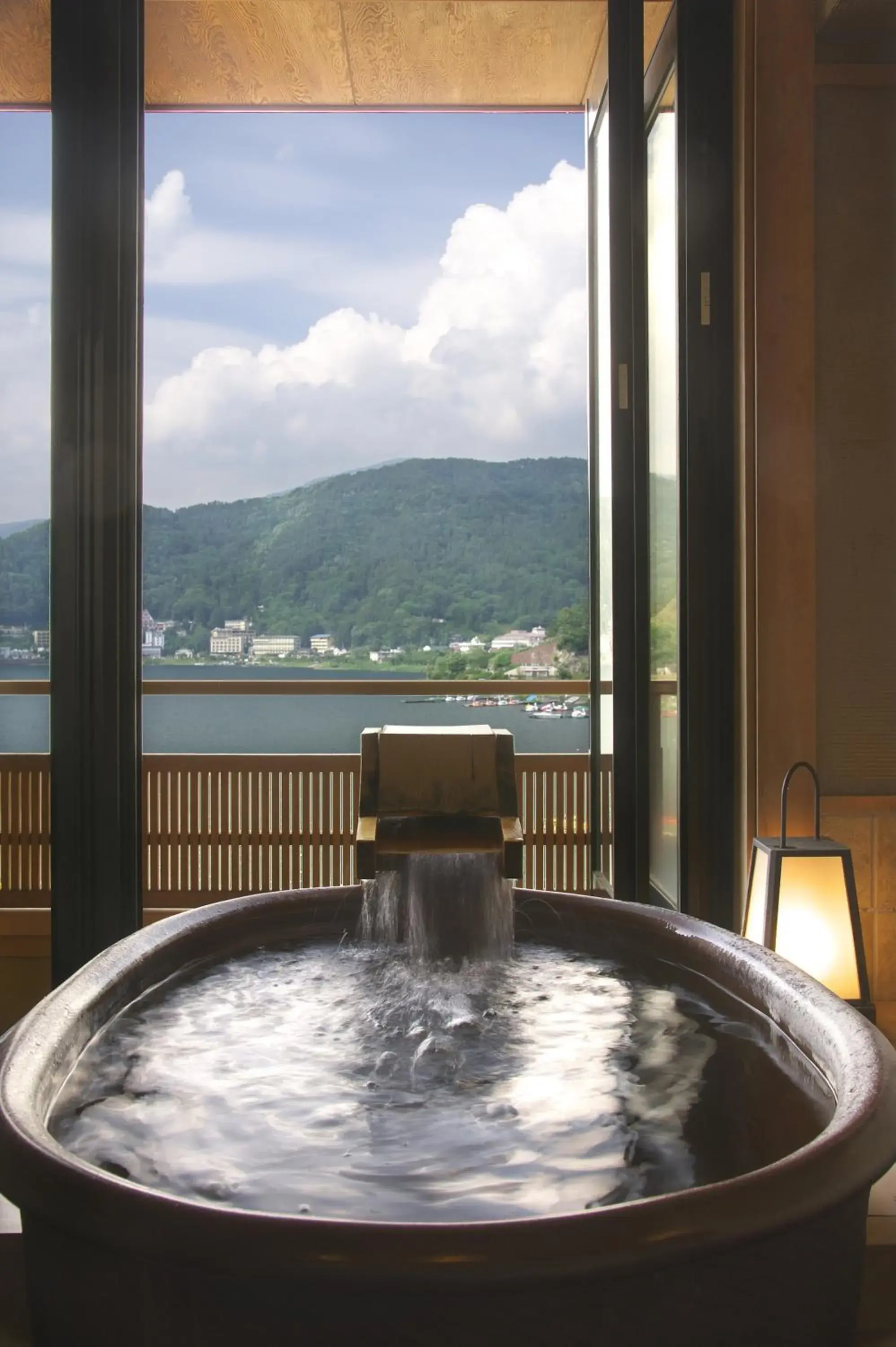 Bathroom, Mountain View in Kasuitei Ooya