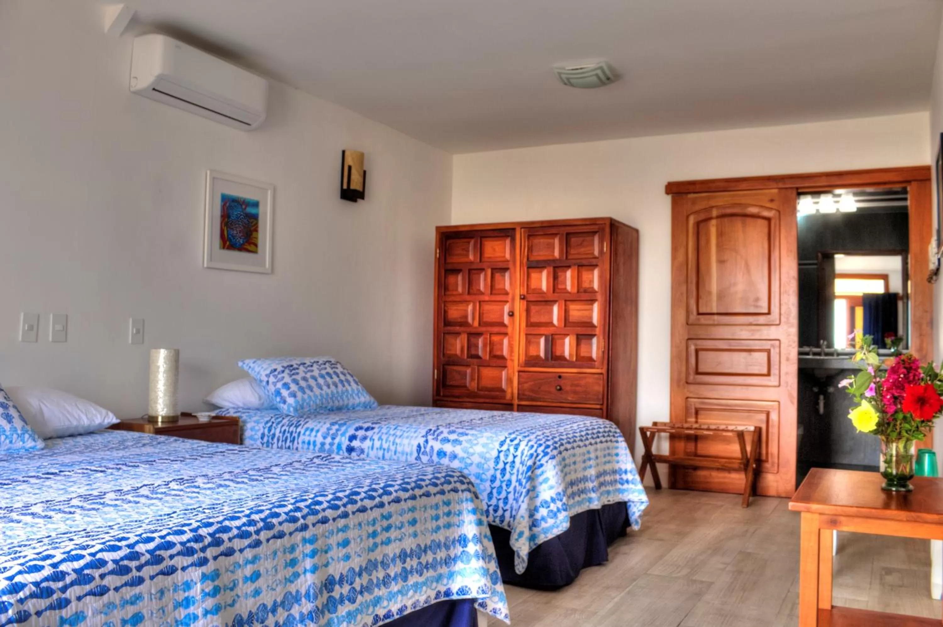 Bed in The Isabela Beach House