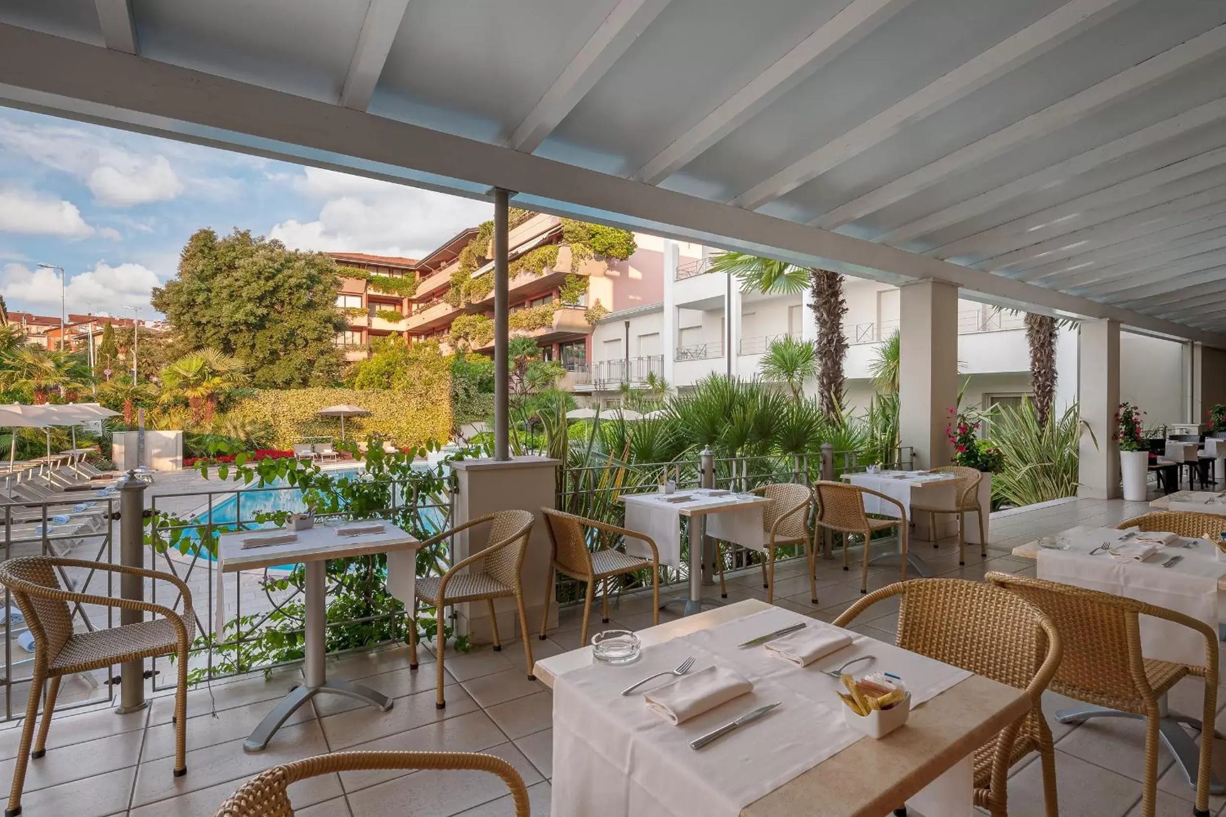 Garden, Restaurant/Places to Eat in Hotel Nazionale