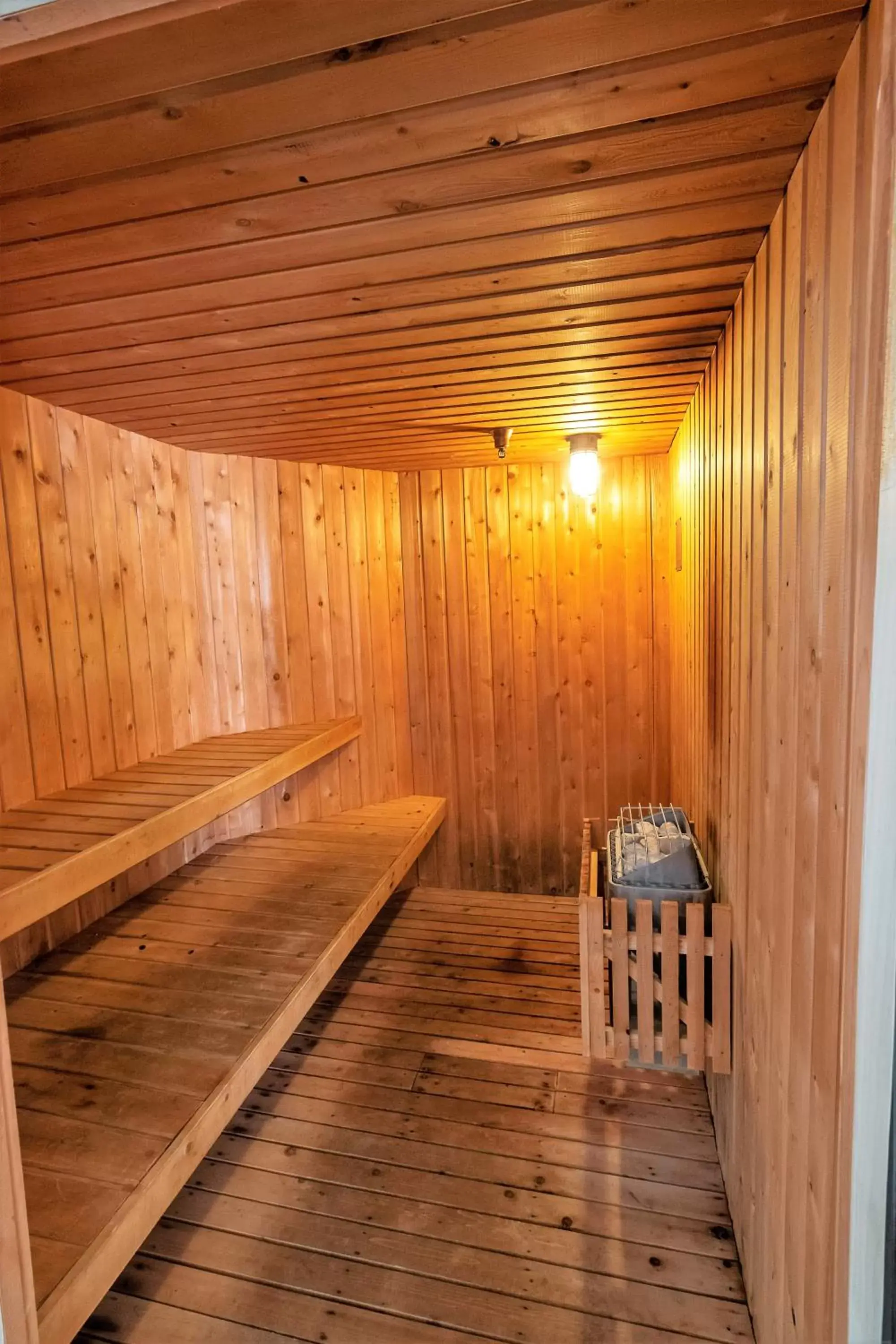 Sauna in Mountain Host Motor Inn