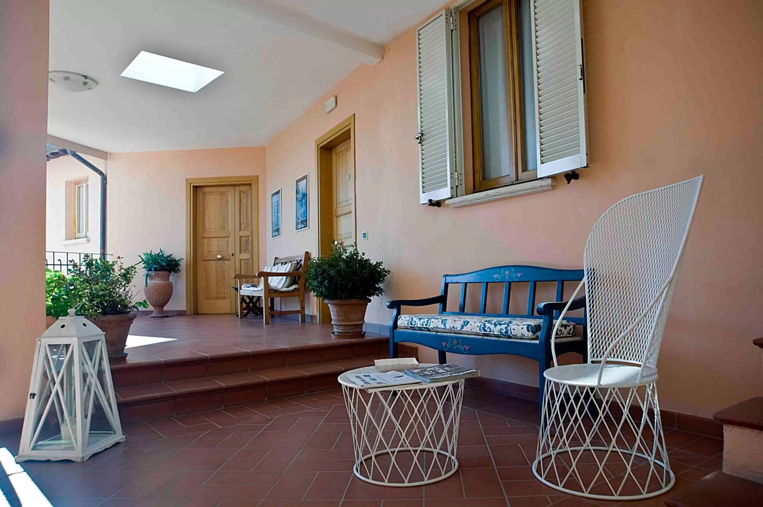 Patio in Albergo Villa Cristina