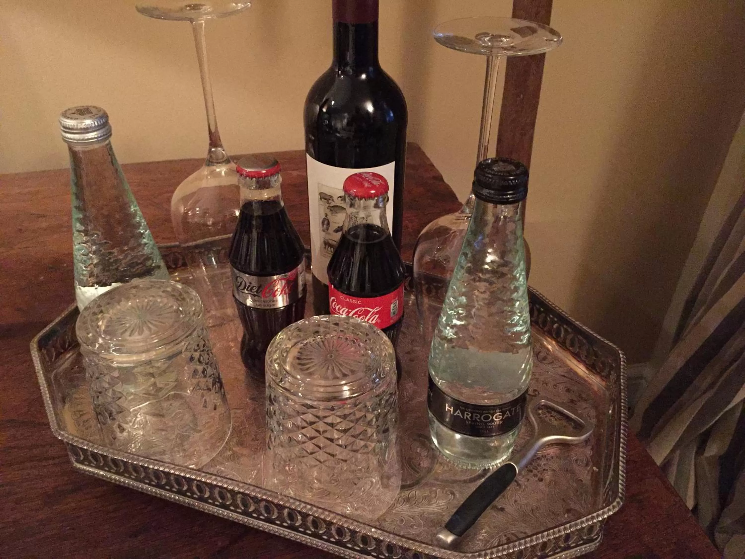 Drinks in The Fox and Hounds