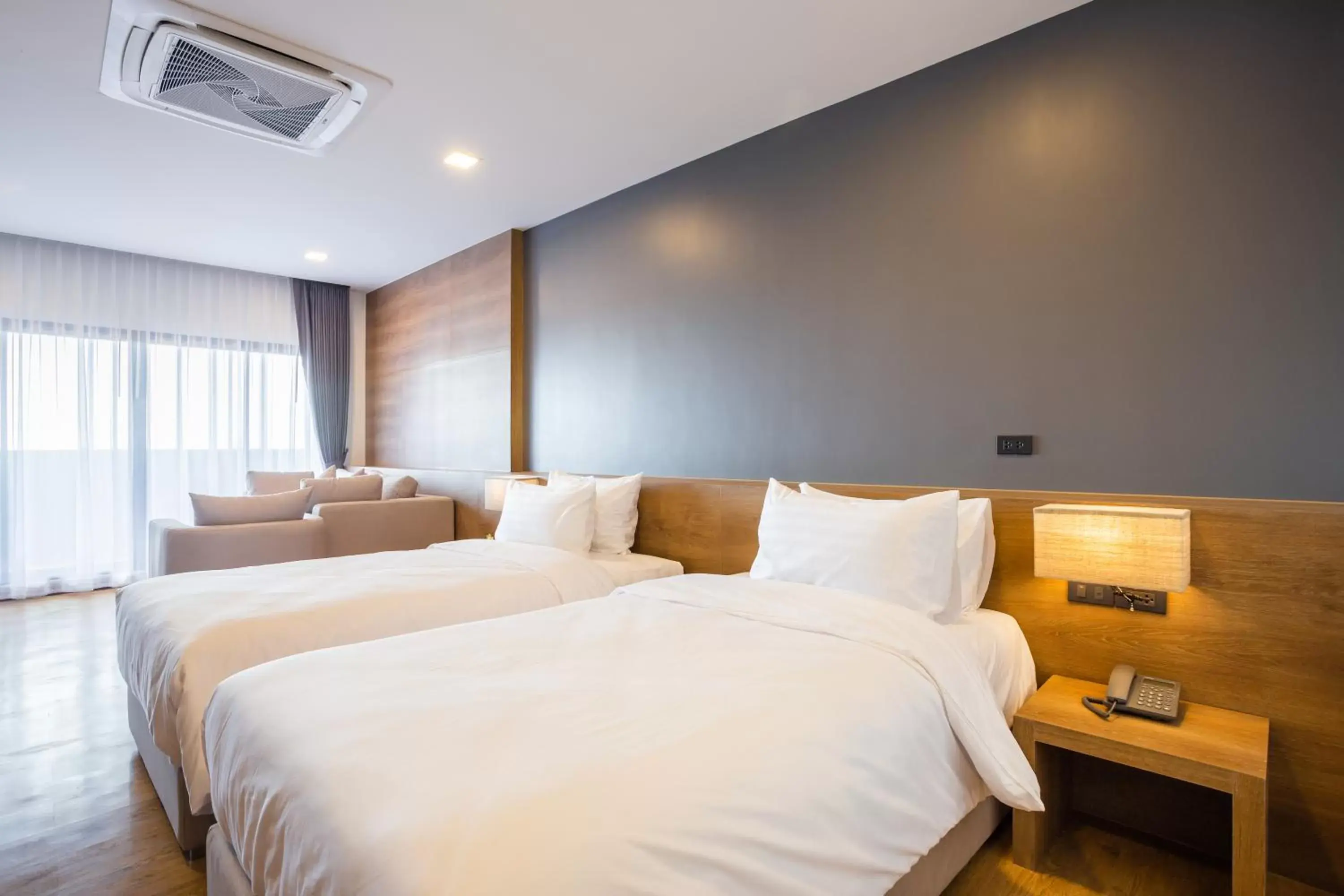 Bed in Icon Park Hotel, Chiang Mai- SHA Extra Plus