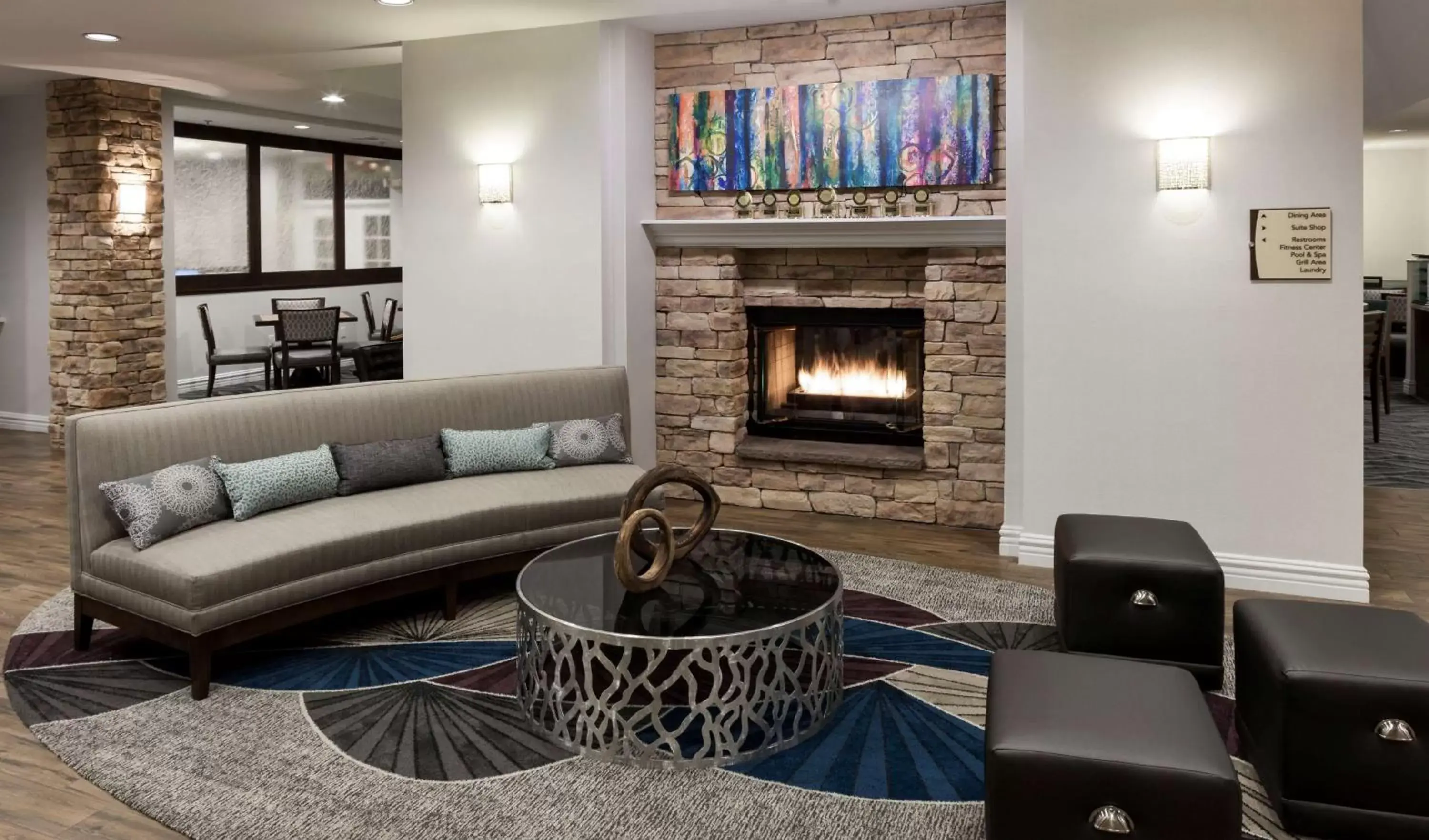 Lobby or reception, Lounge/Bar in Homewood Suites by Hilton San Jose Airport-Silicon Valley
