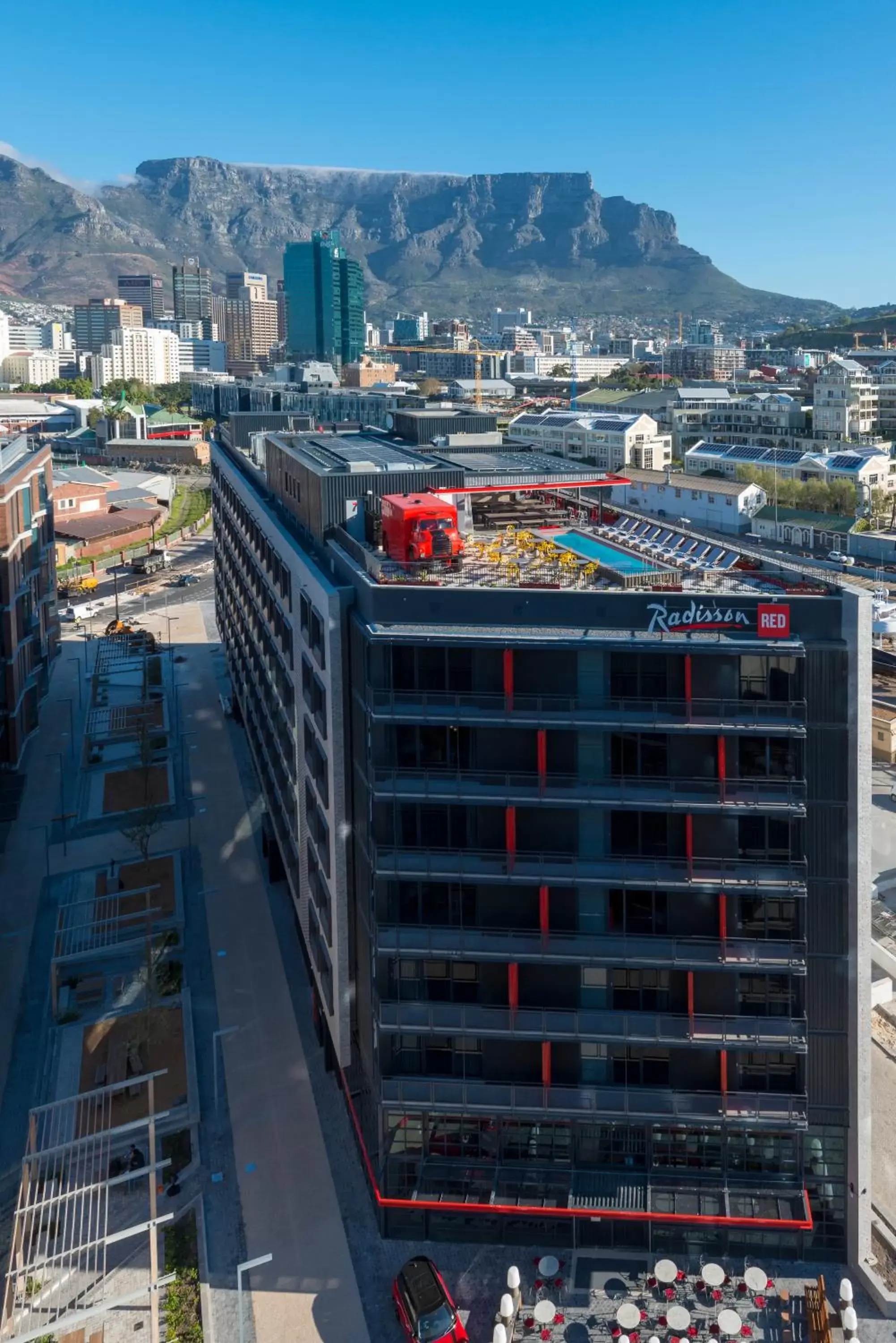 Bird's eye view in Radisson RED Hotel V&A Waterfront Cape Town