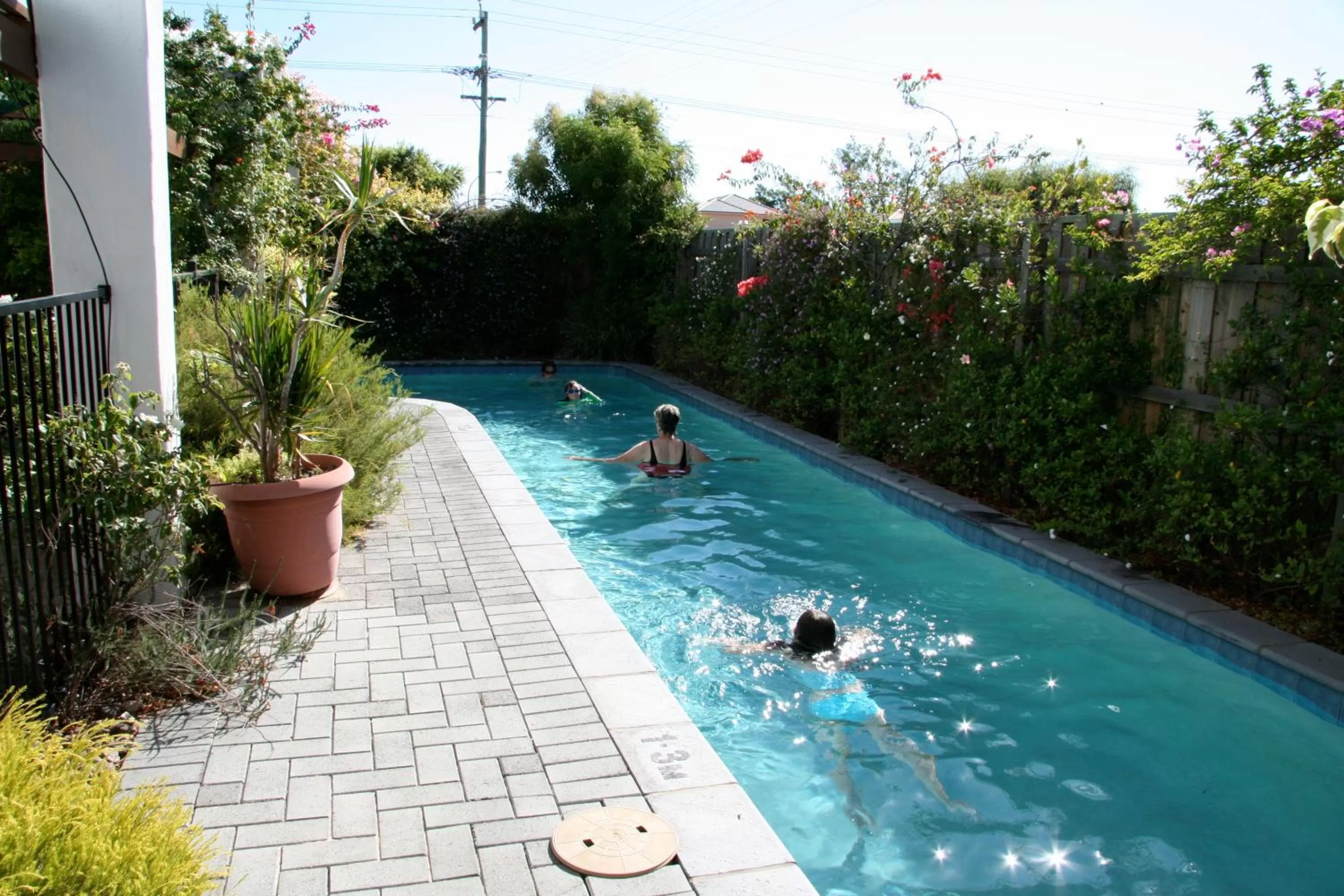 Swimming pool in Aarn House B&B Airport Accommodation