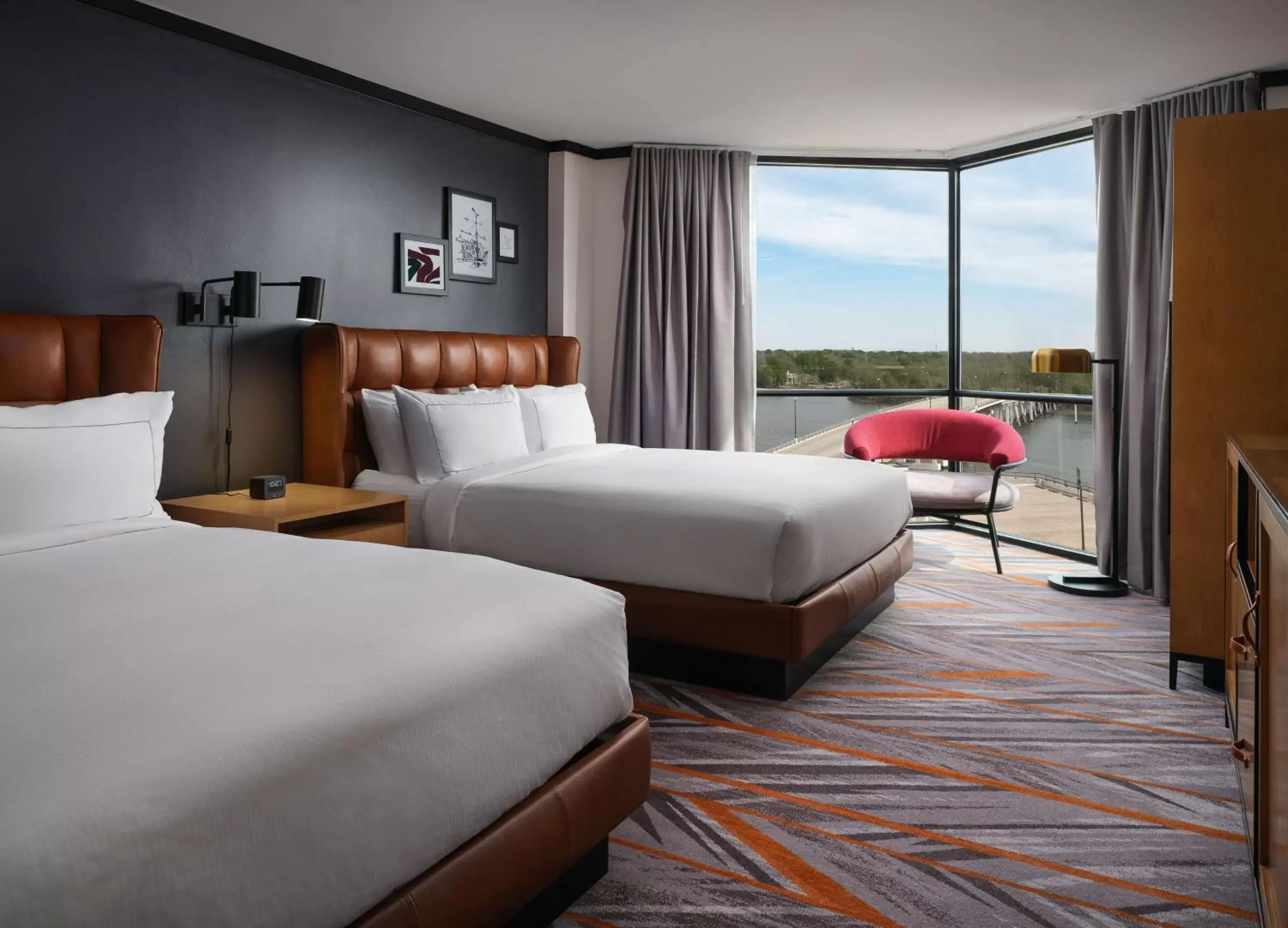 Bed in The Landing at Hampton Marina, Tapestry Collection by Hilton Bed in The Landing at Hampton Marina, Tapestry Collection by Hilton