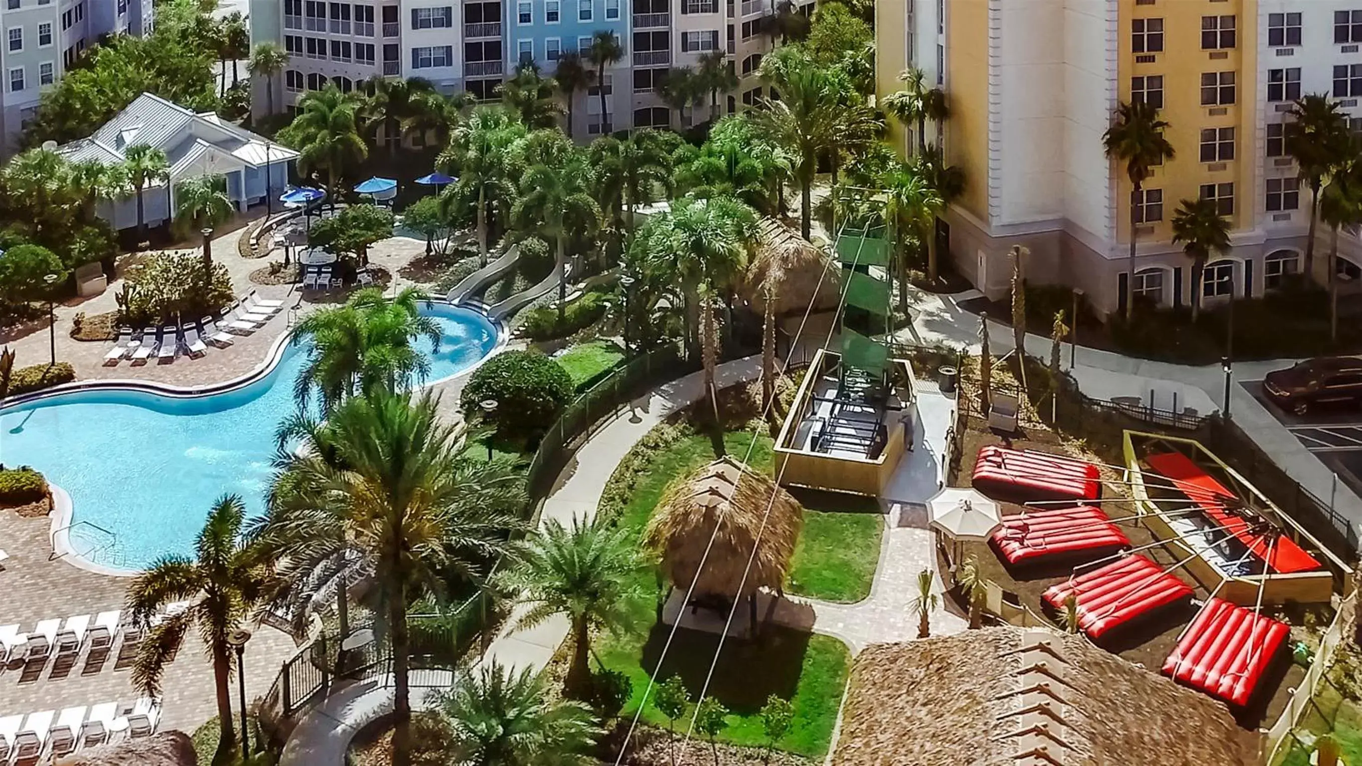 Bird's eye view, Pool View in Calypso Cay Vacation Villas