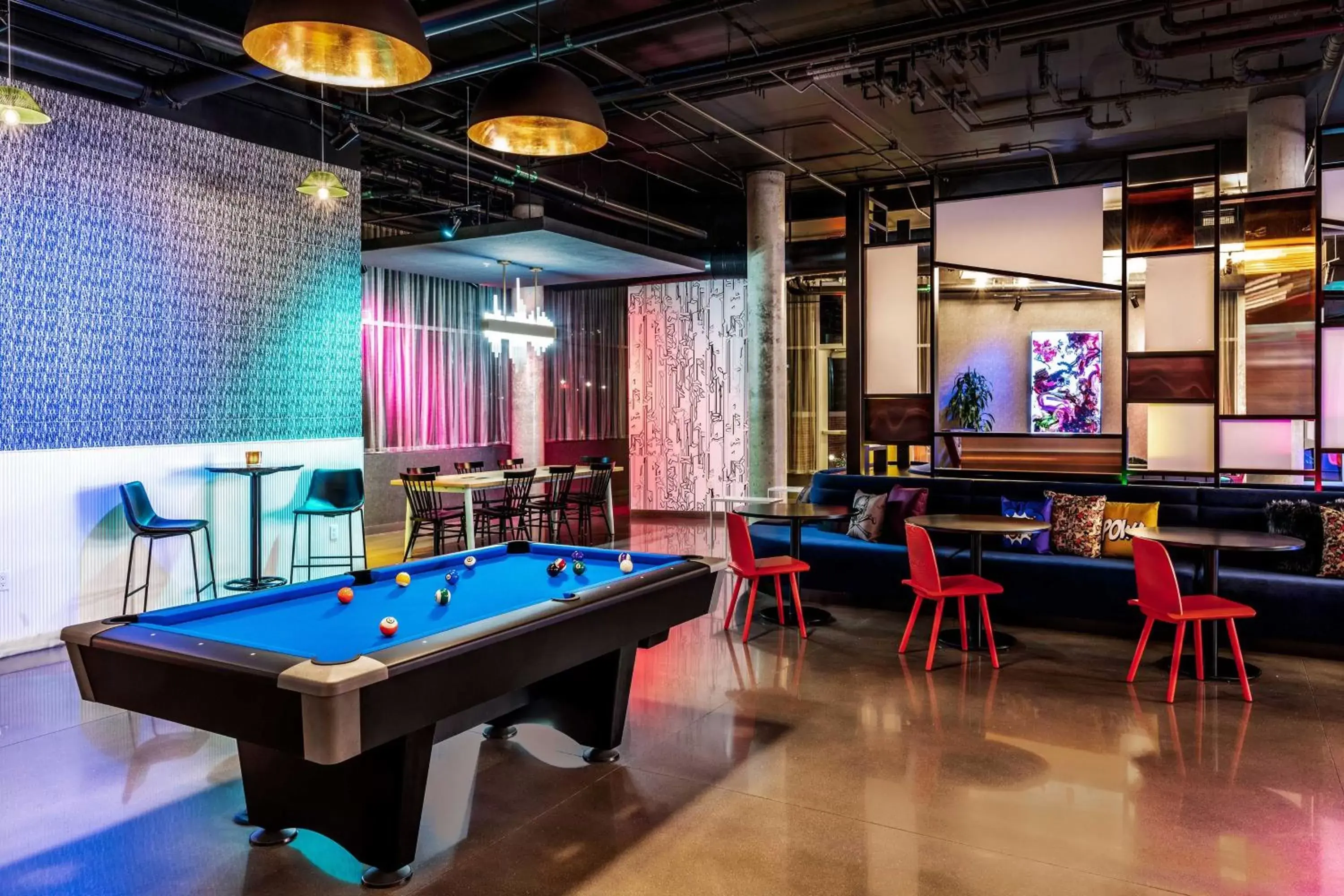 Lounge or bar, Billiards in Aloft Denver North Westminster