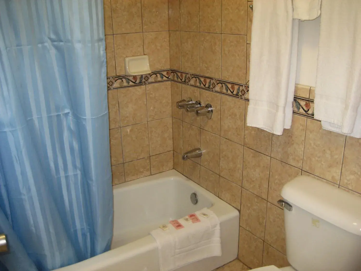 Bathroom in Tower Motel Long Beach