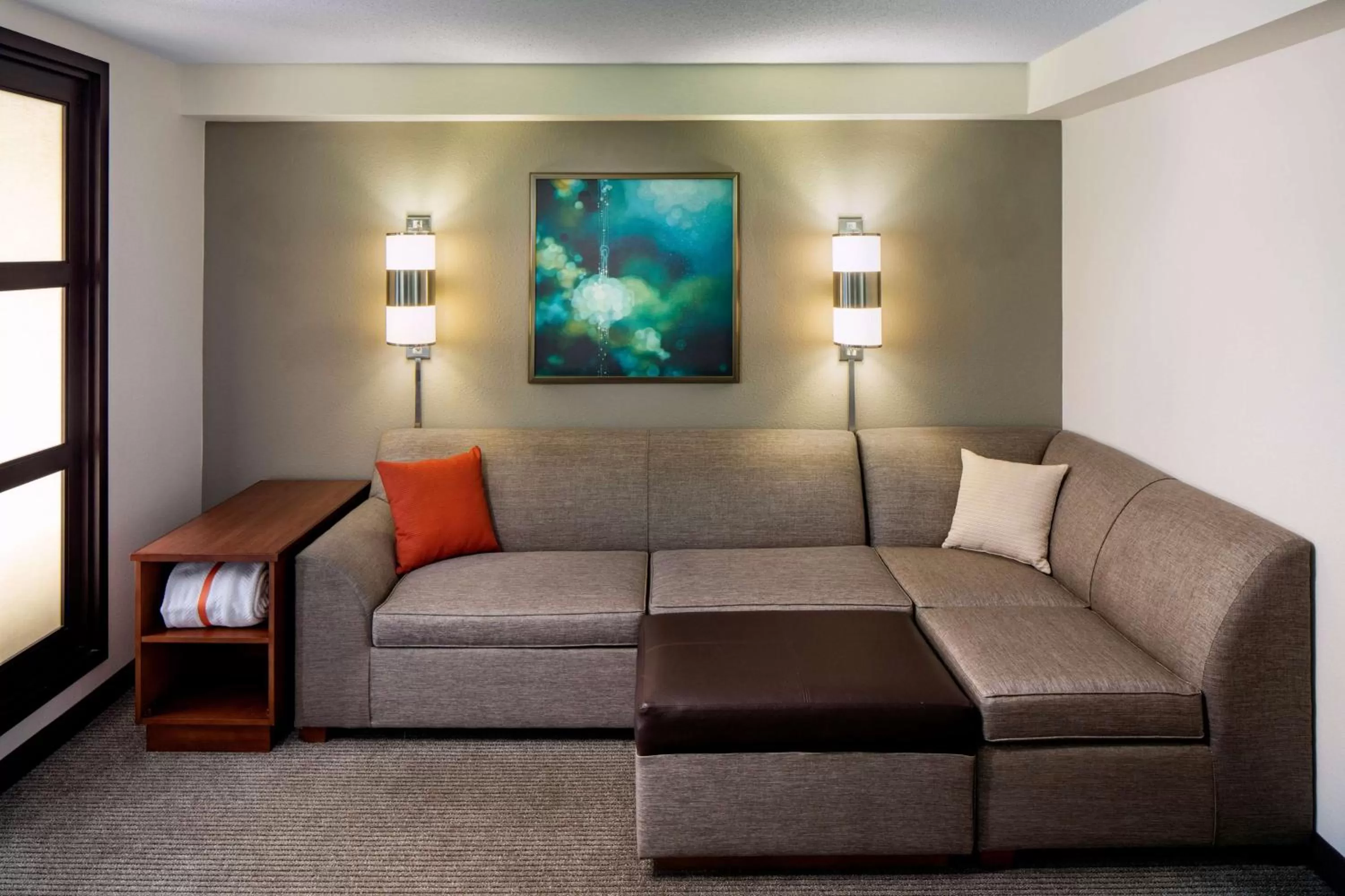 Double Room with Two Double Beds and Accessible Tub - Disability Access in Hyatt Place Charlotte Arrowood