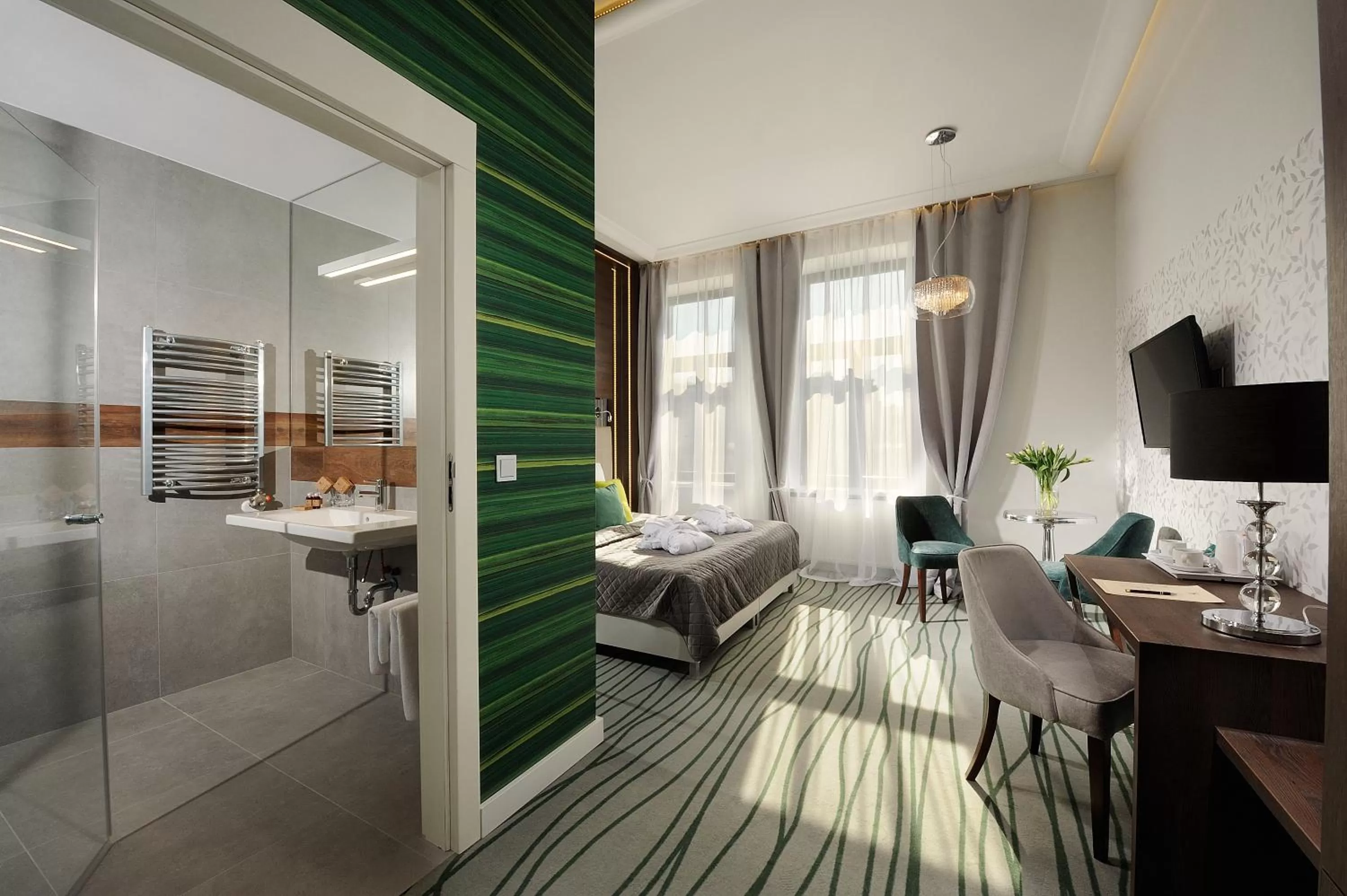 Toilet in Plaza Boutique Hotel