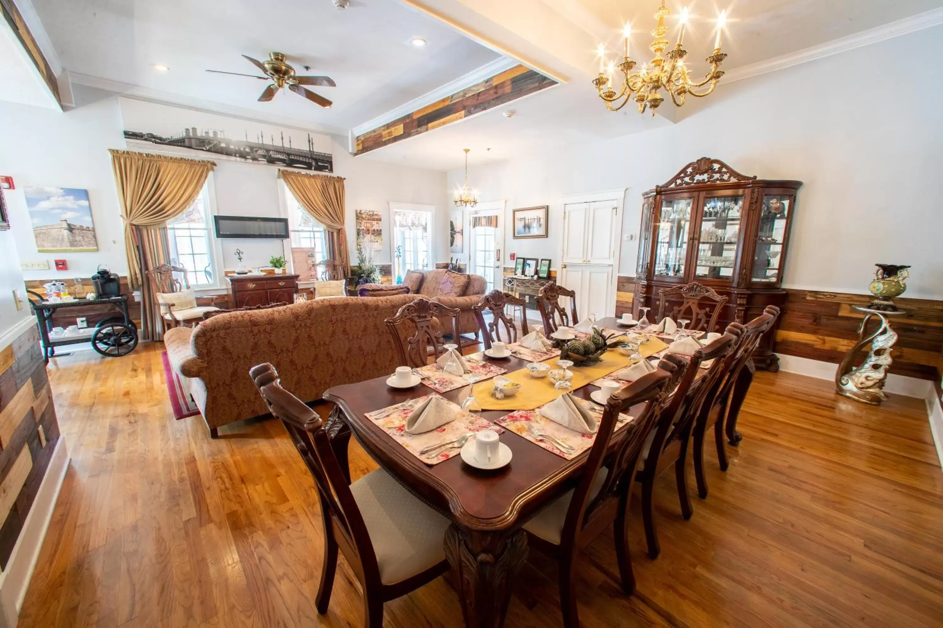 Dining area, Restaurant/Places to Eat in Carriage Way Centennial House - Adult Only- Saint Augustine