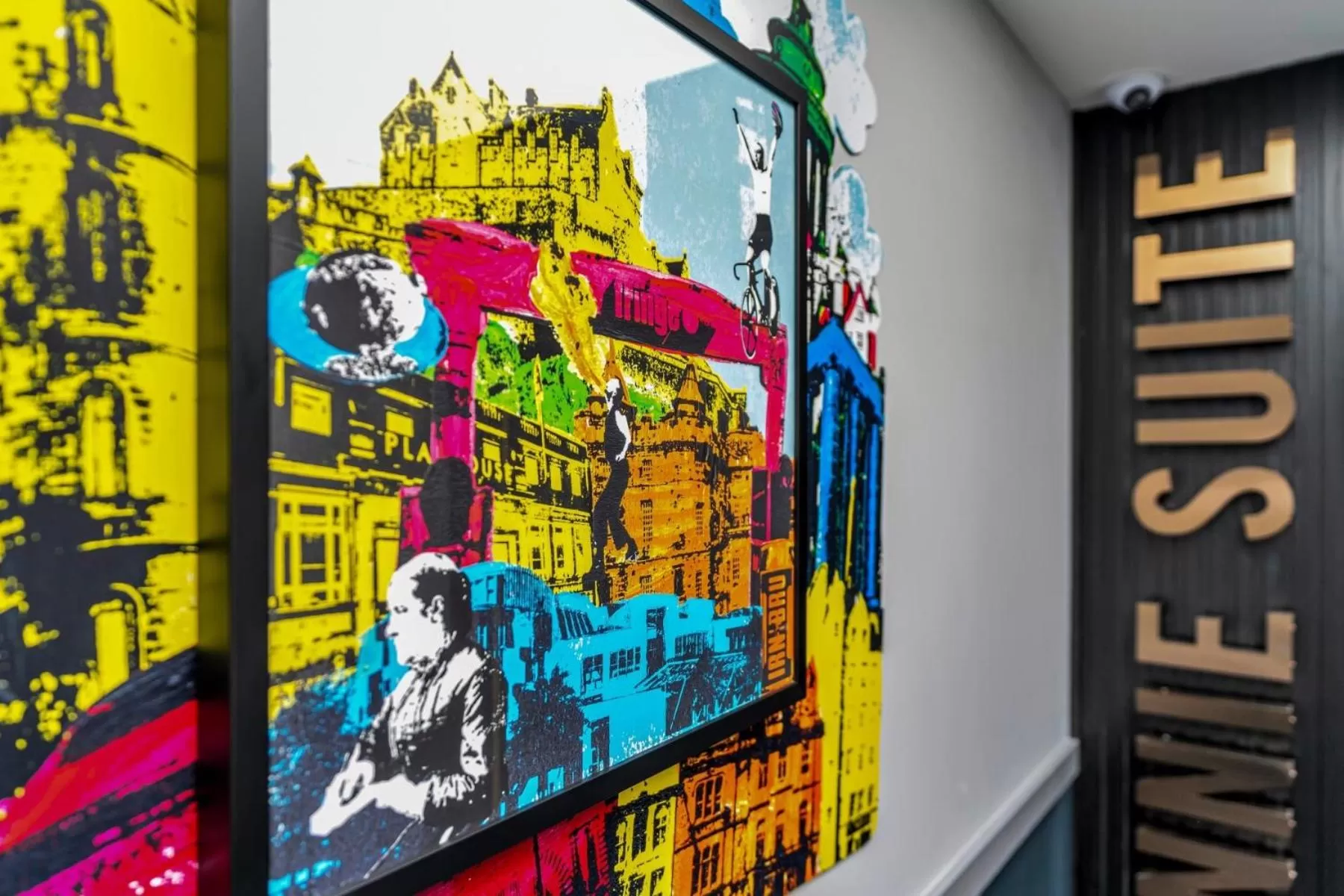 Decorative detail in Roomzzz Edinburgh