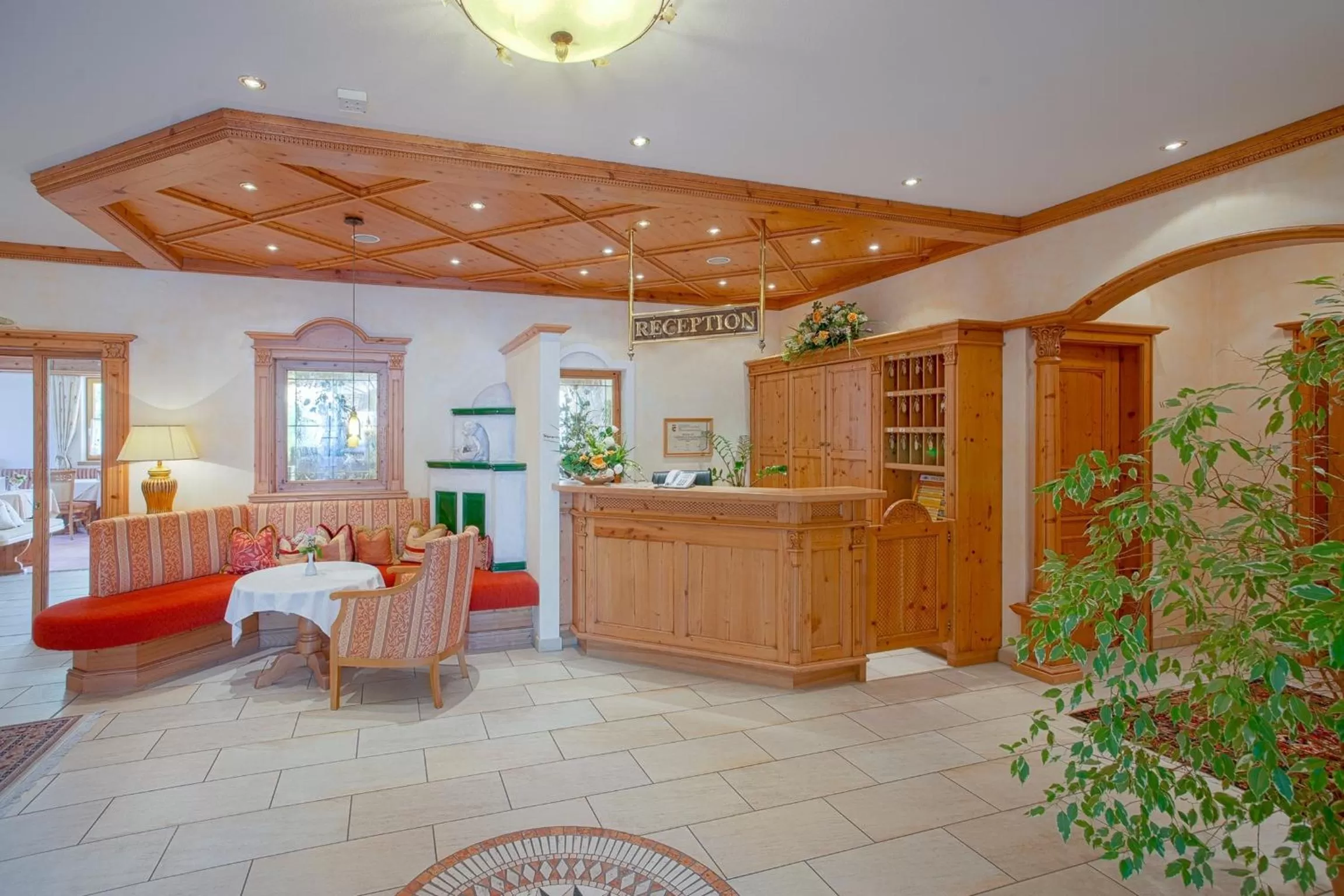 Lobby or reception in Landhaus Grünau