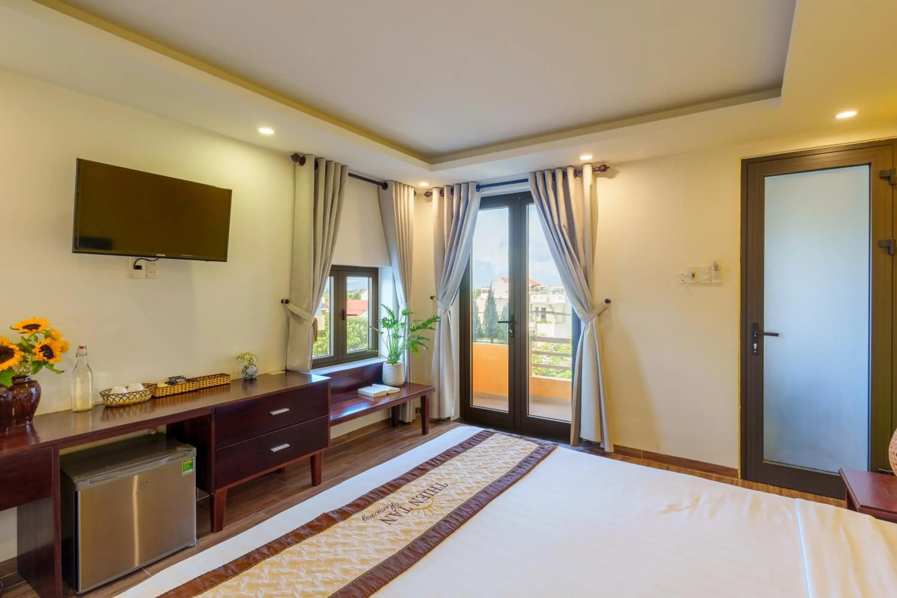 TV/Entertainment Center in Thien Tan Villa with Private Pool