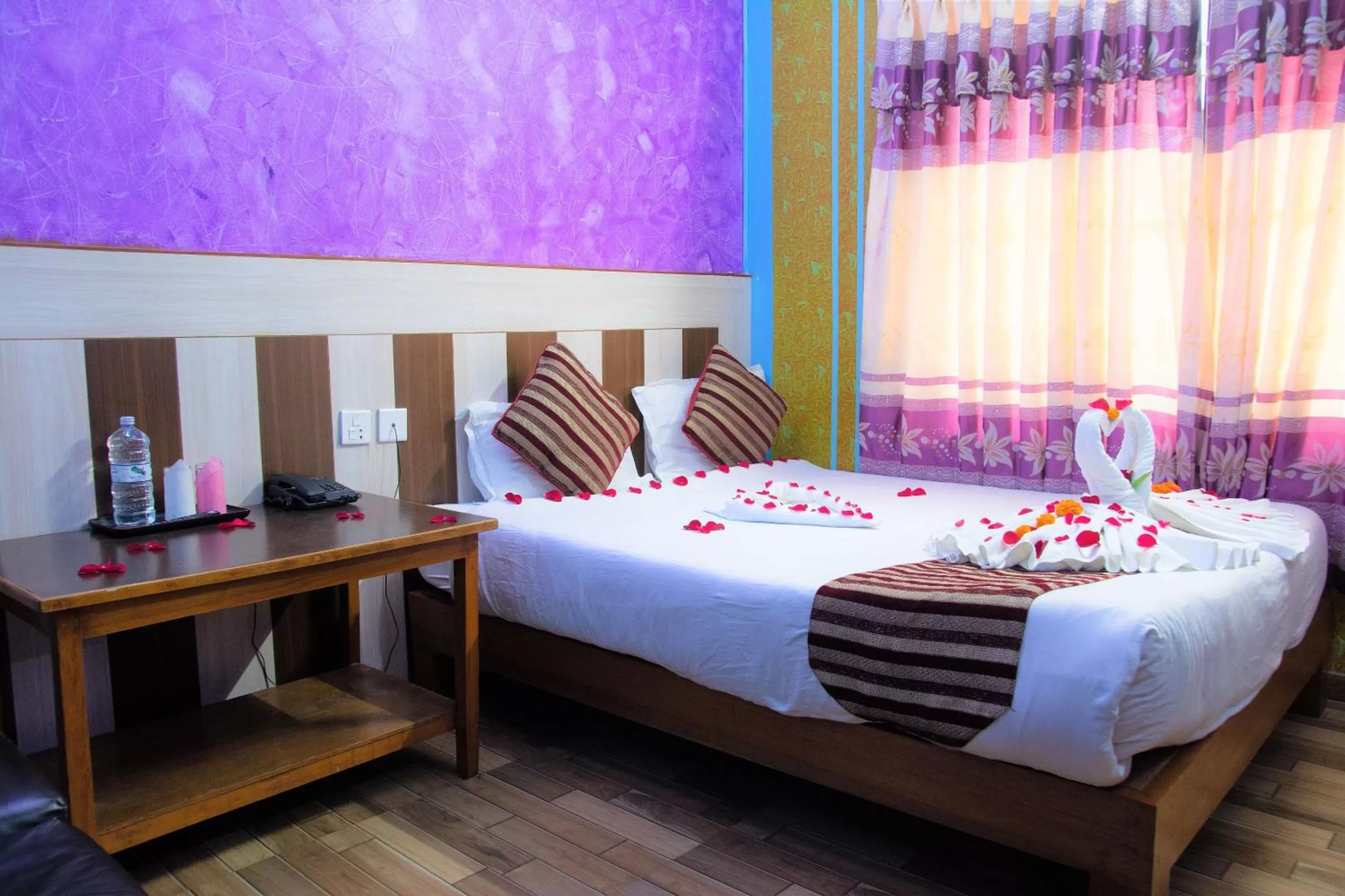 Bed in Hotel Middle Point Pvt Ltd