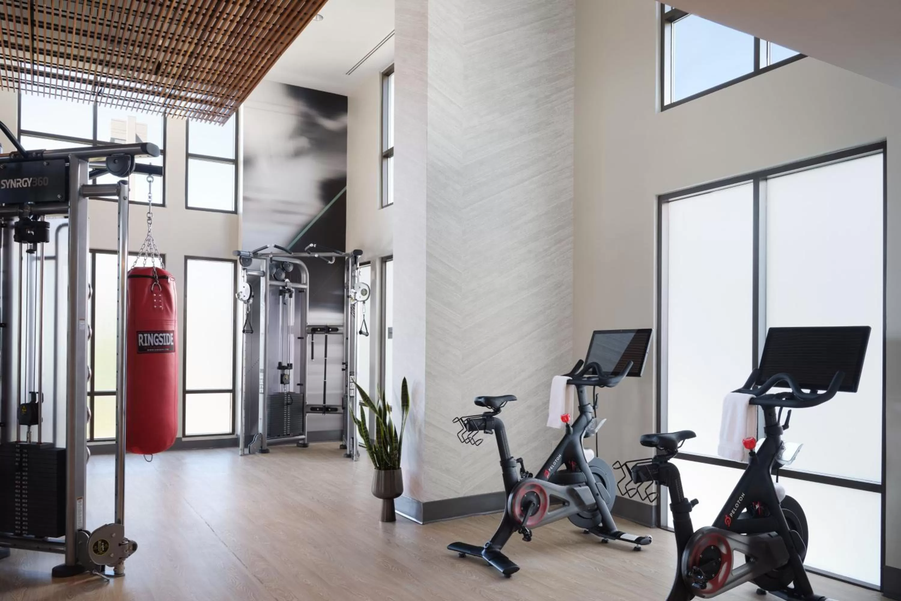 Fitness centre/facilities in Austin Marriott South