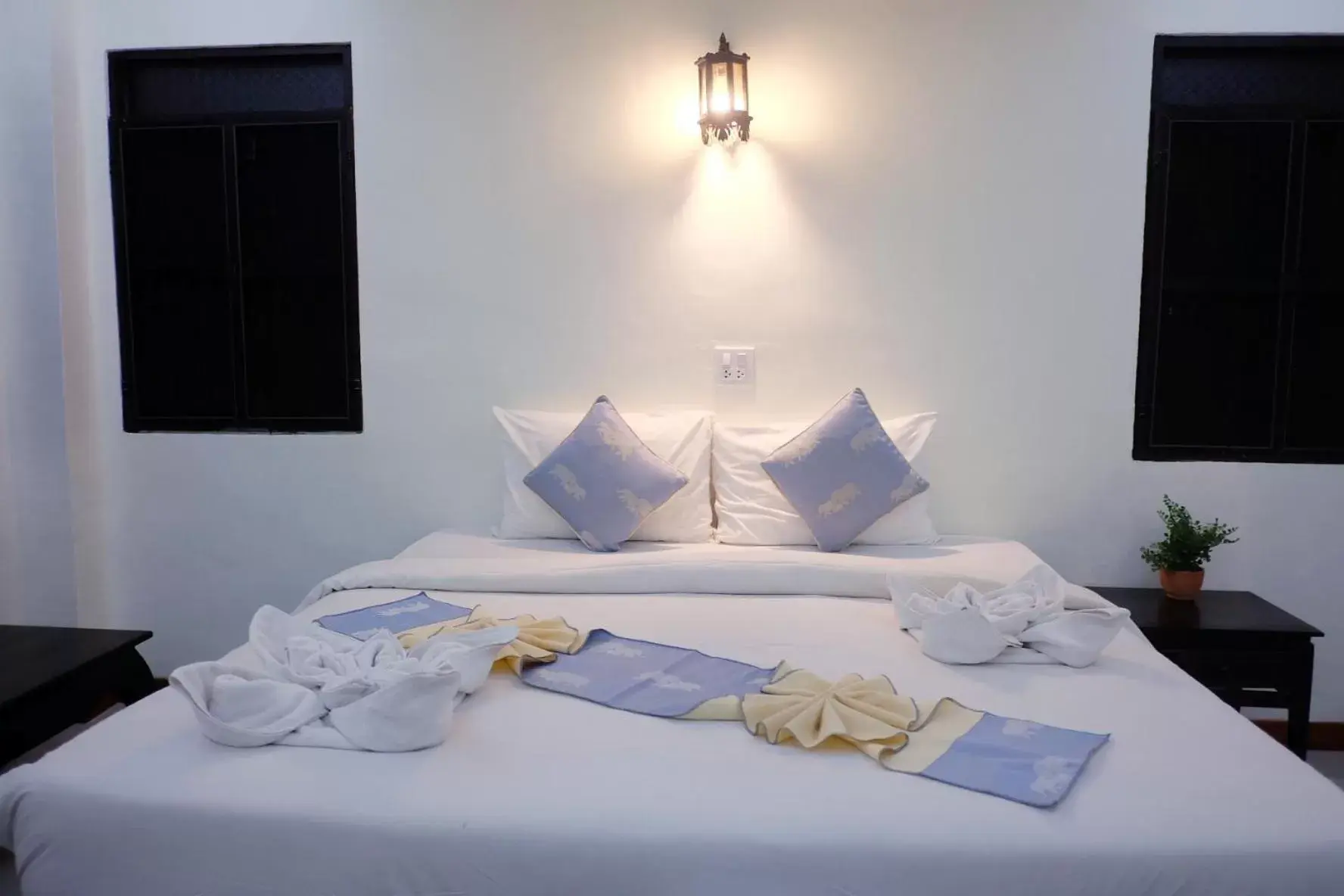 Bed in Rainforest Huahin Village Hotel Bed in Rainforest Huahin Village Hotel