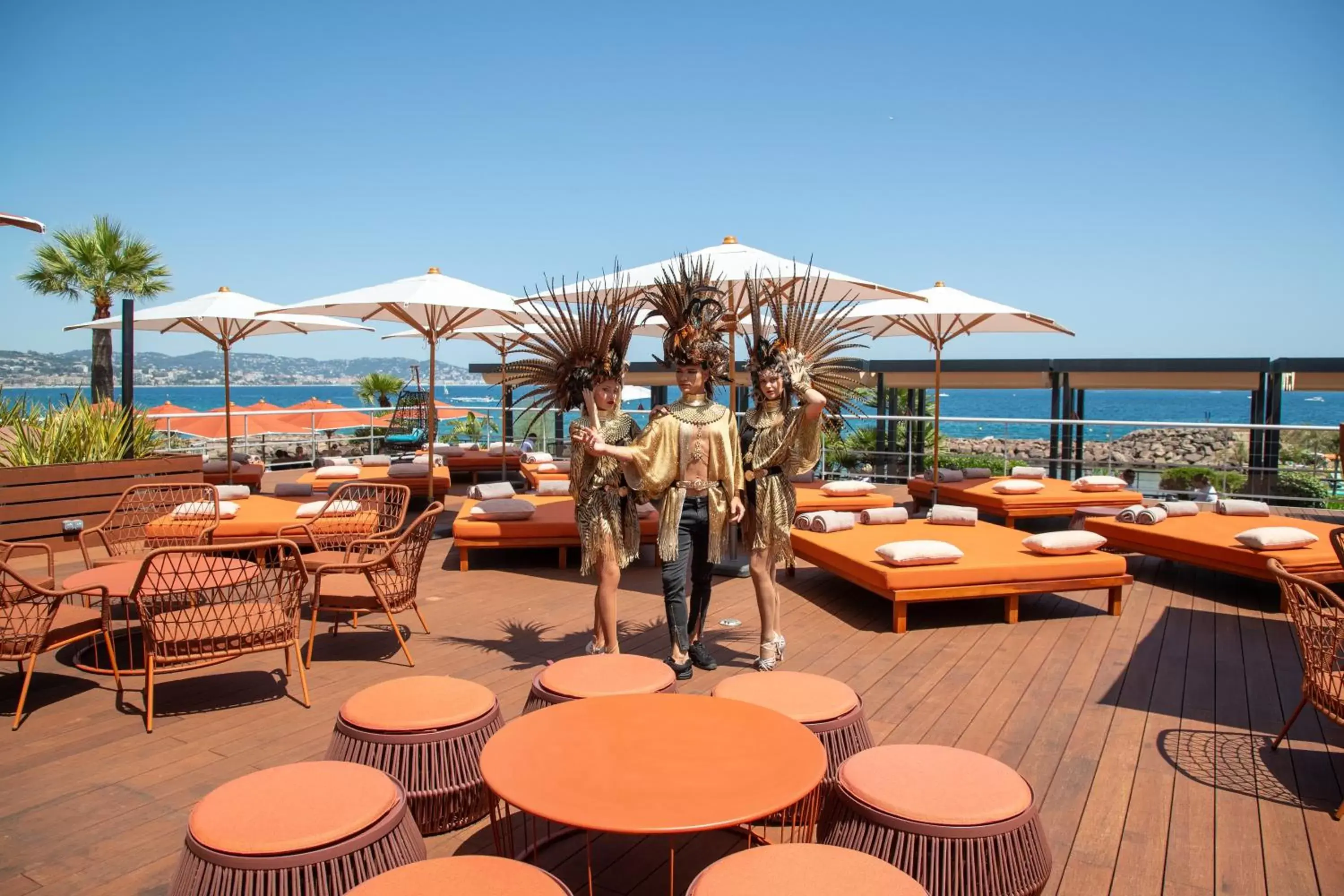 Patio, Restaurant/Places to Eat in Pullman Cannes Mandelieu Royal Casino