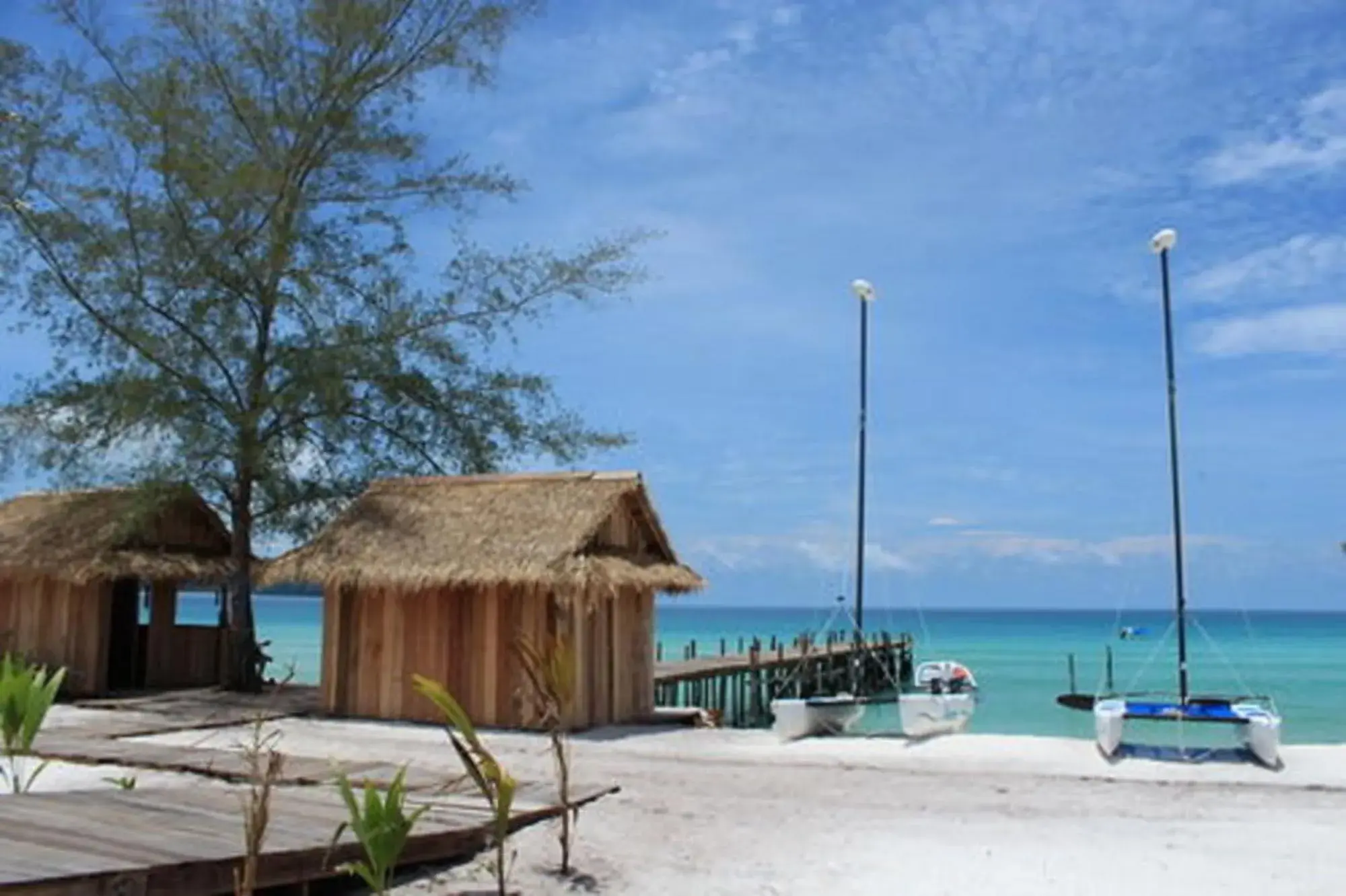 Beach in Sok San Beach Resort