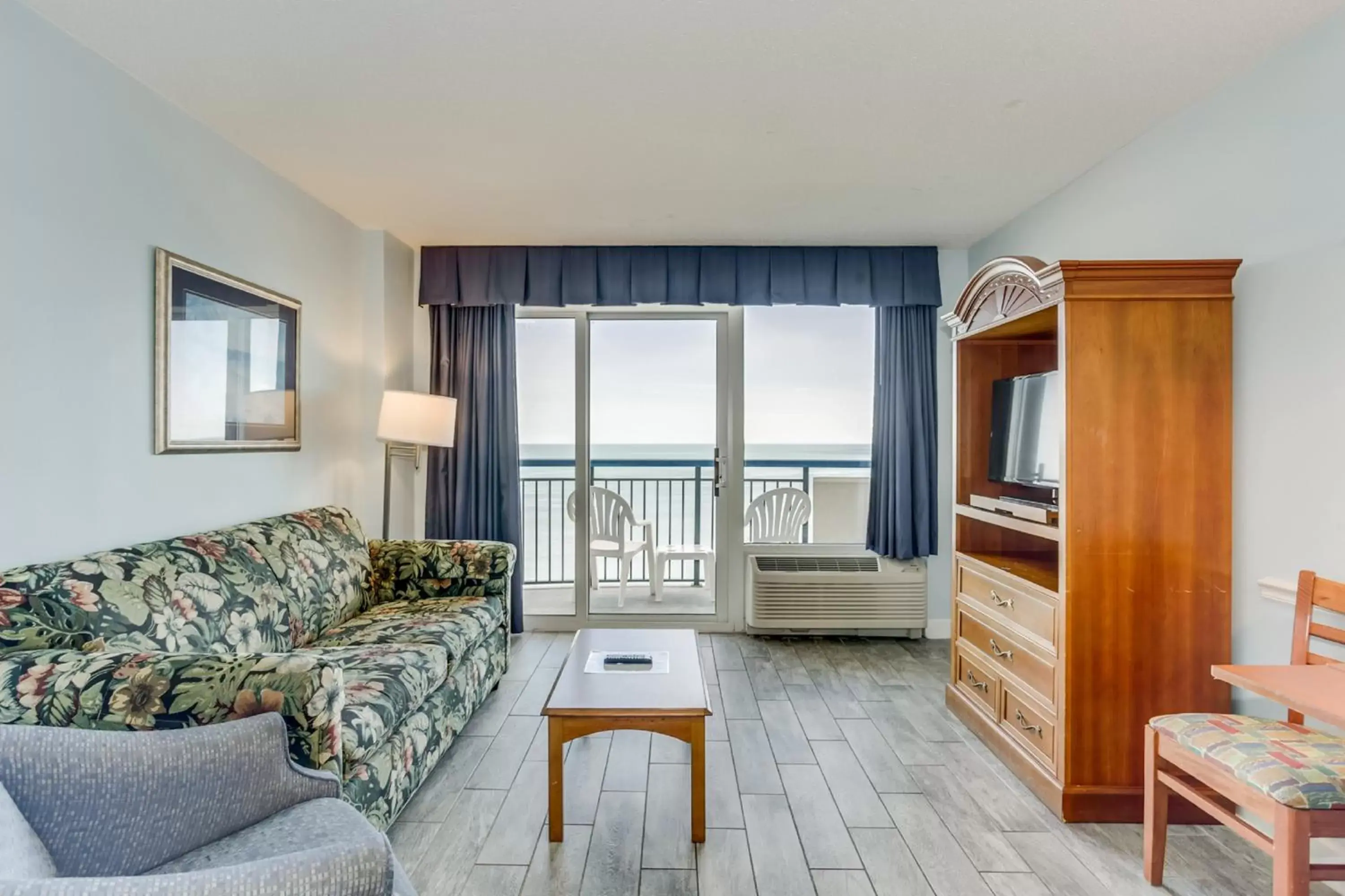 Living room, Seating Area in Oceanfront Paradise in the Heart of Myrtle Beach