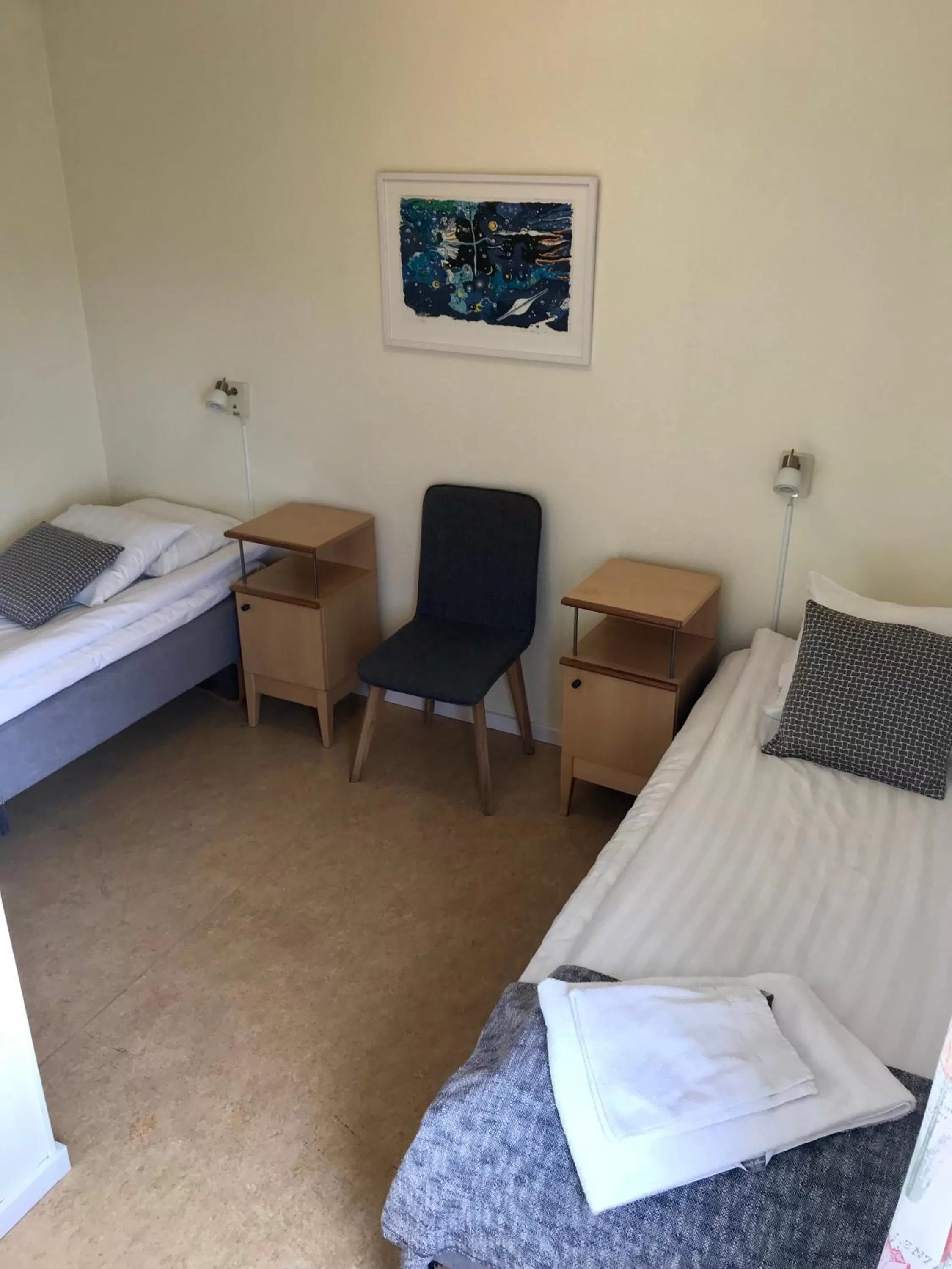 Bed in STF Malmfältens Folkhögskola