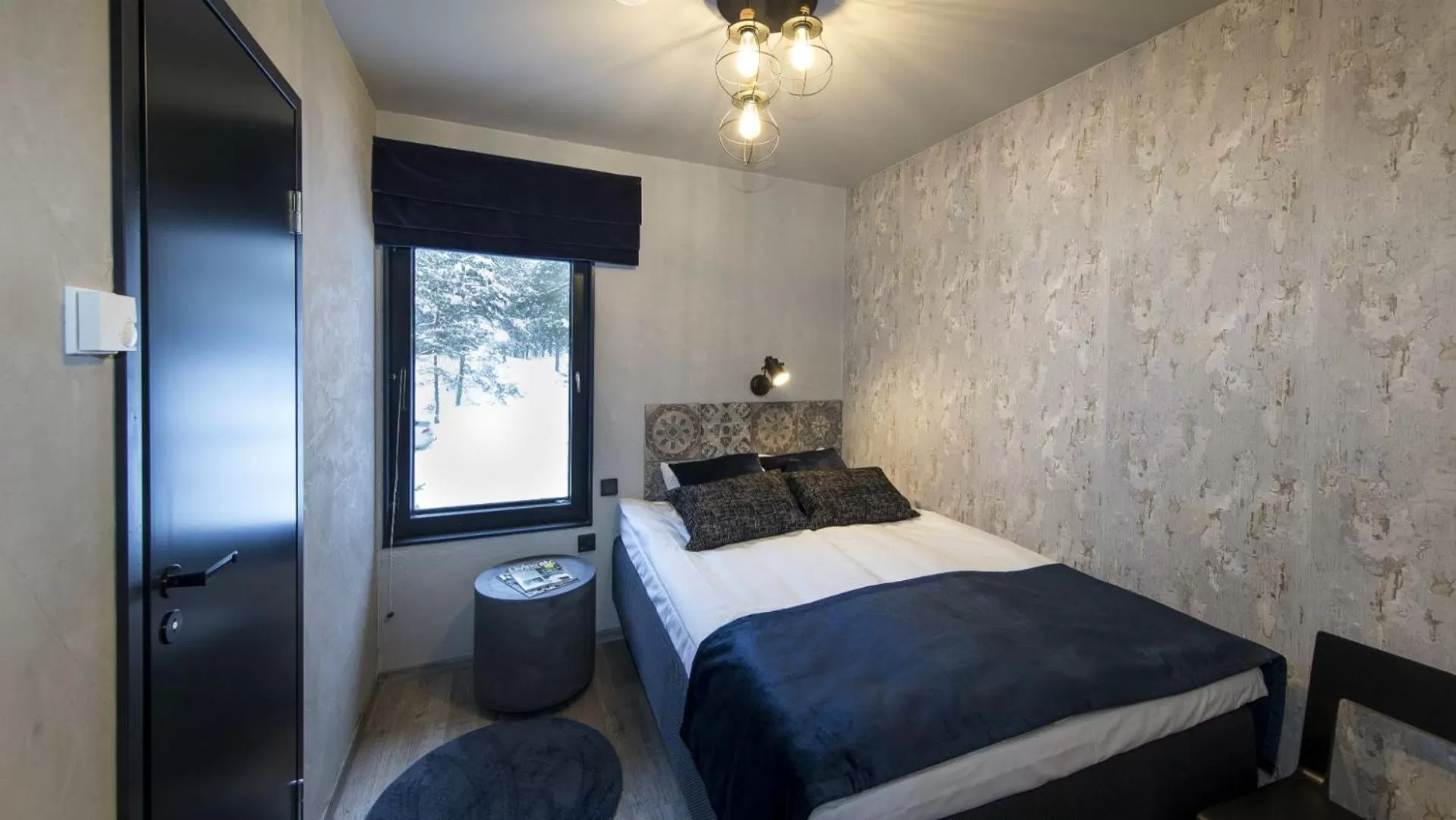 Bed in Santalahti Resort Cottages & Villas