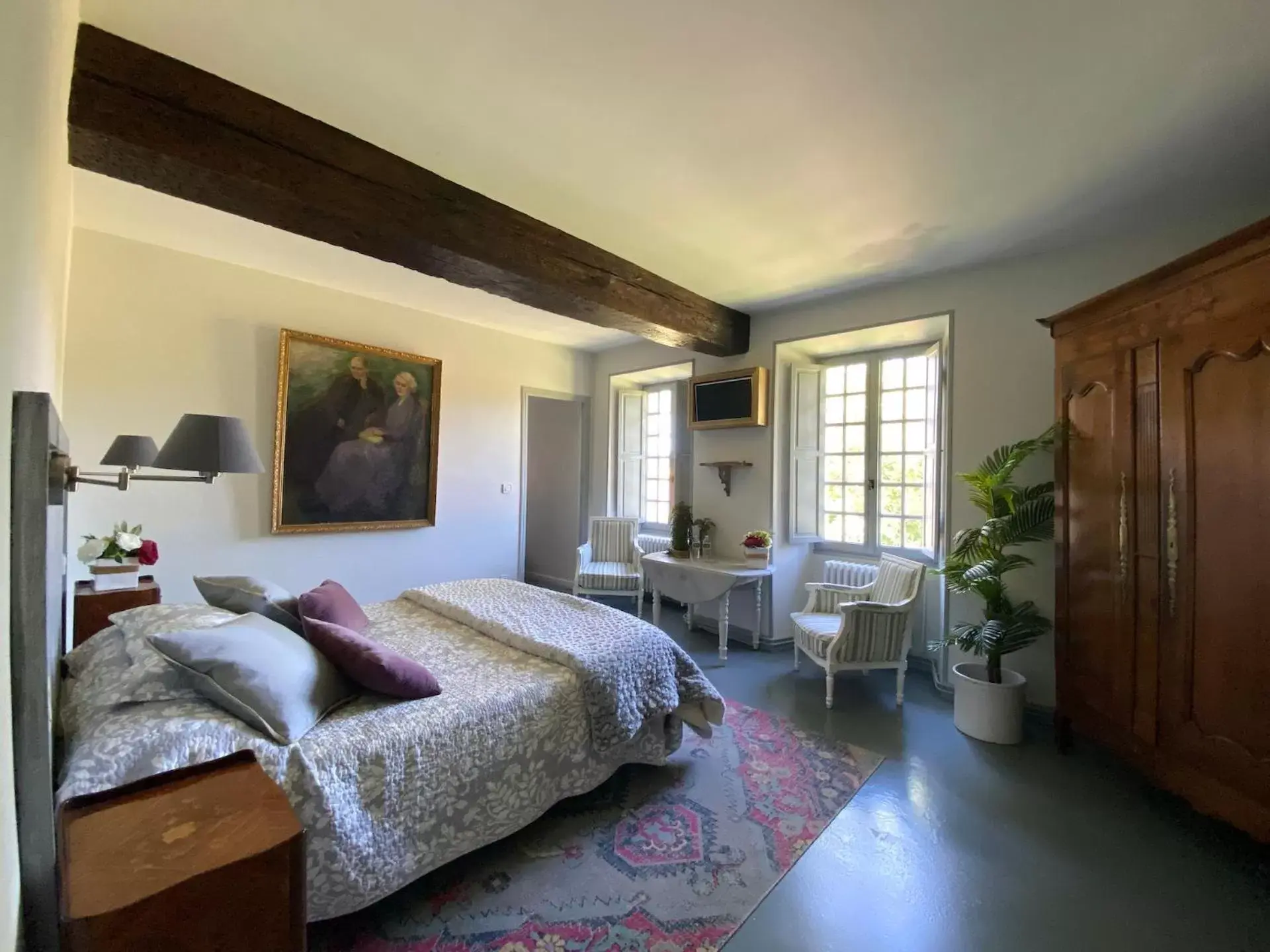 Bedroom in Le Petit Chateau De Sainte Colombe