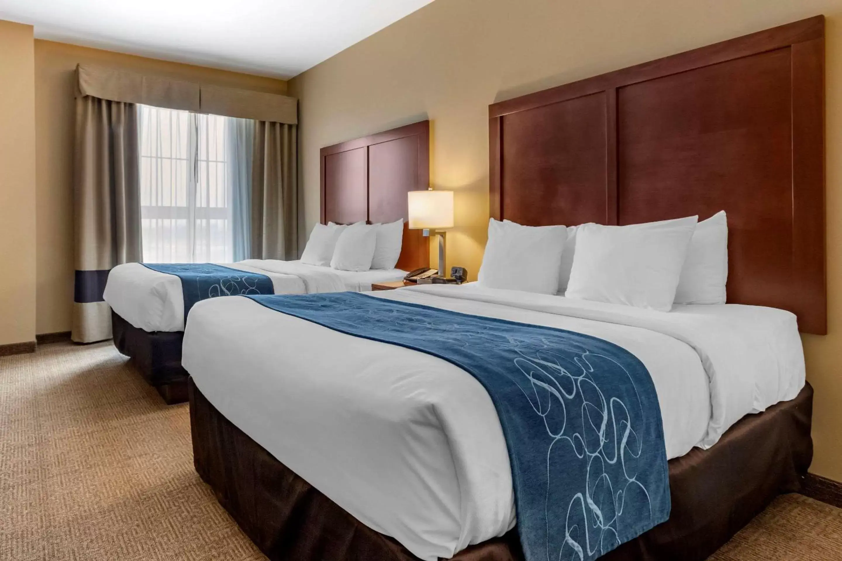 Photo of the whole room, Bed in Comfort Suites Airport-University