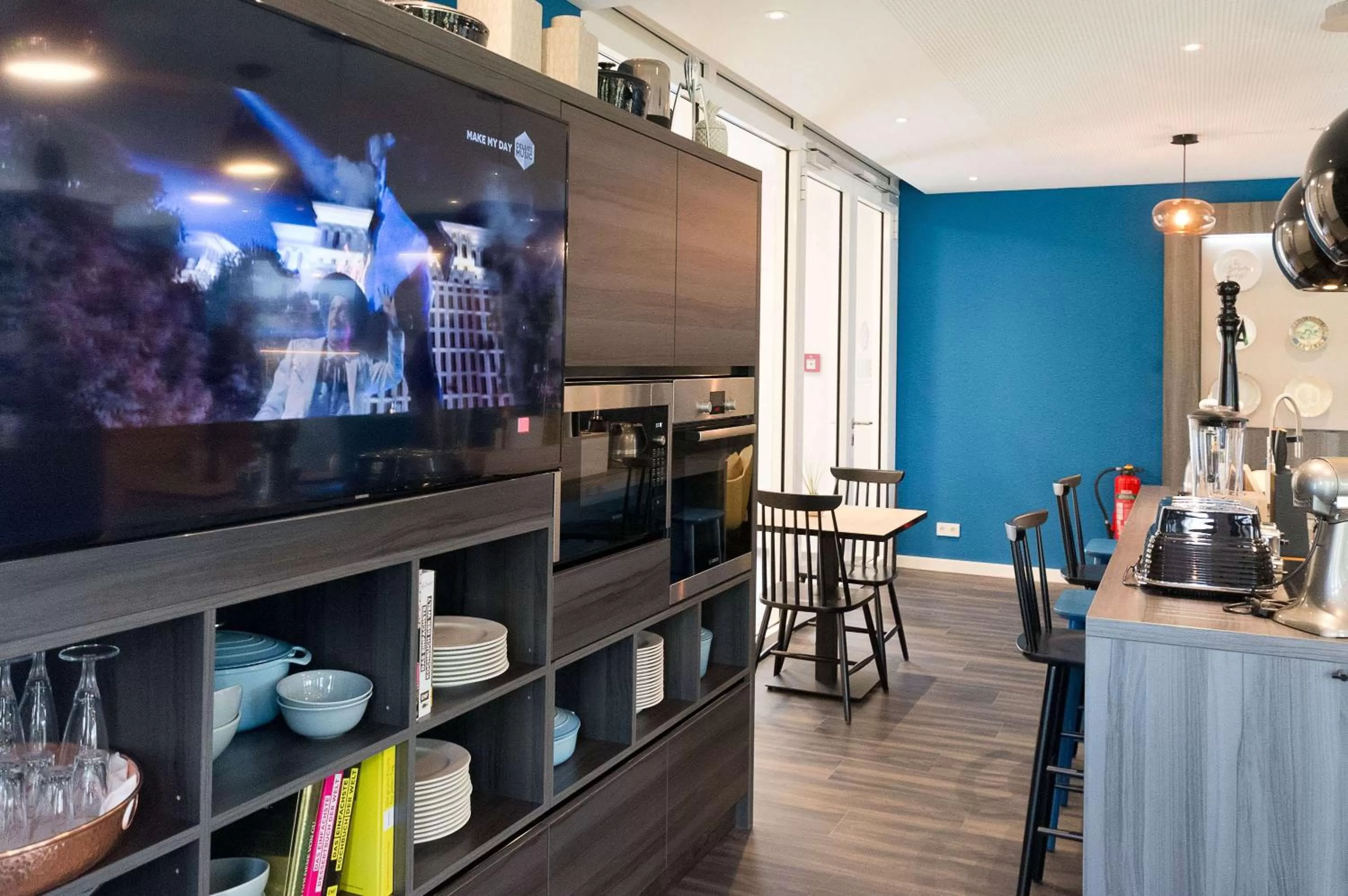 Lounge or bar in elaya apartments stuttgart boeblingen ehemals Arthotel ANA Living Boeblingen