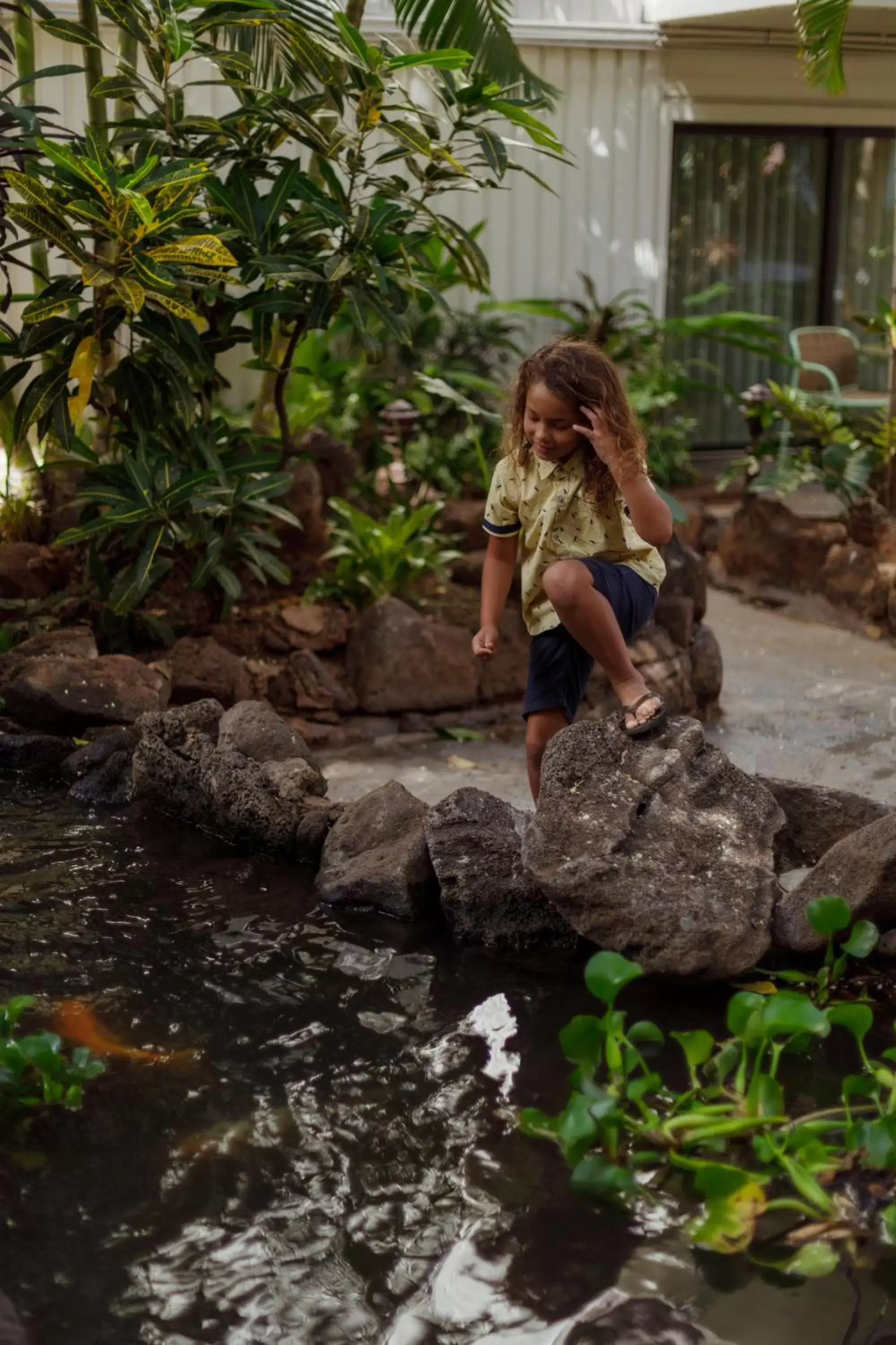 Garden, Children in White Sands Hotel