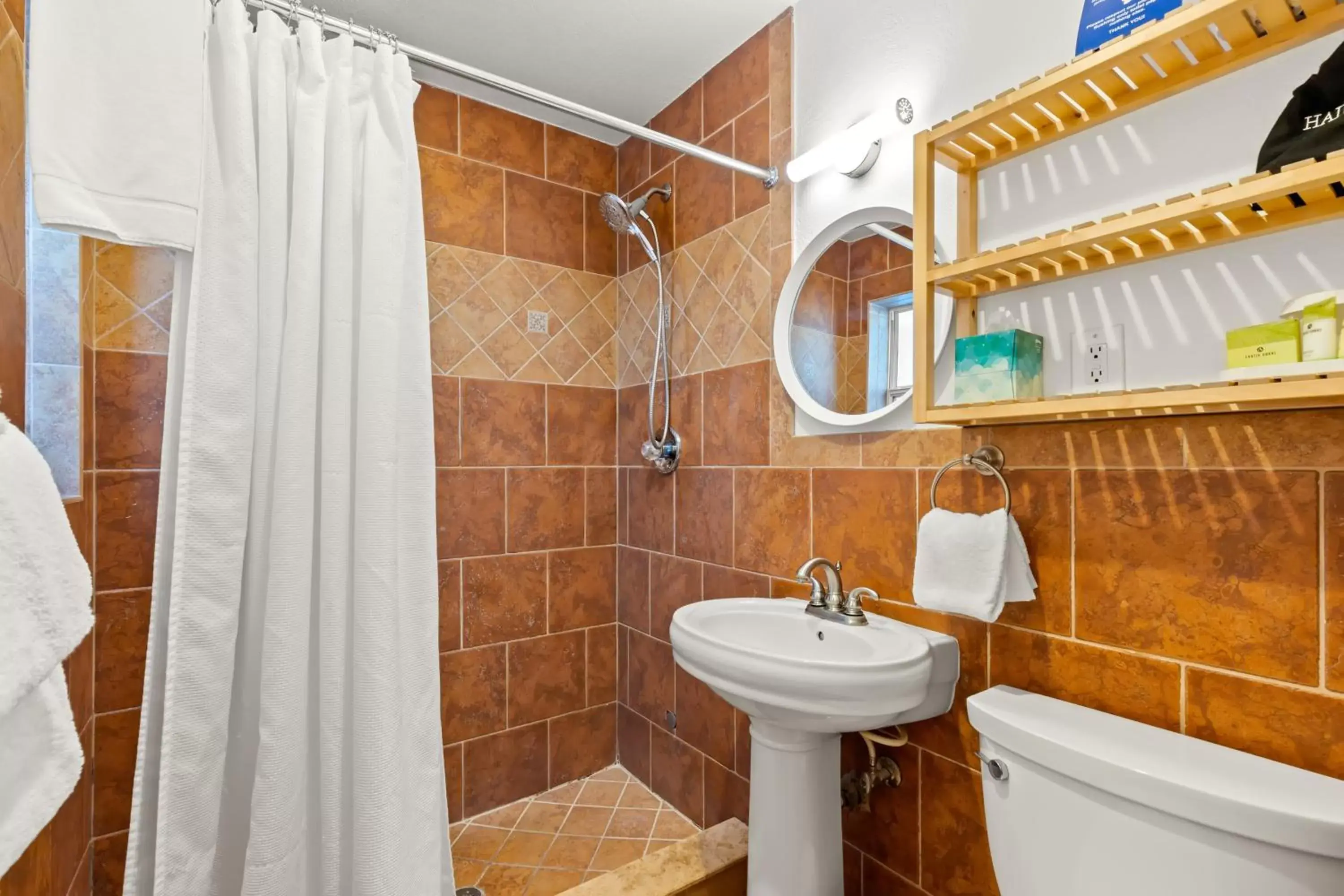 Bathroom in Inn on the Beach