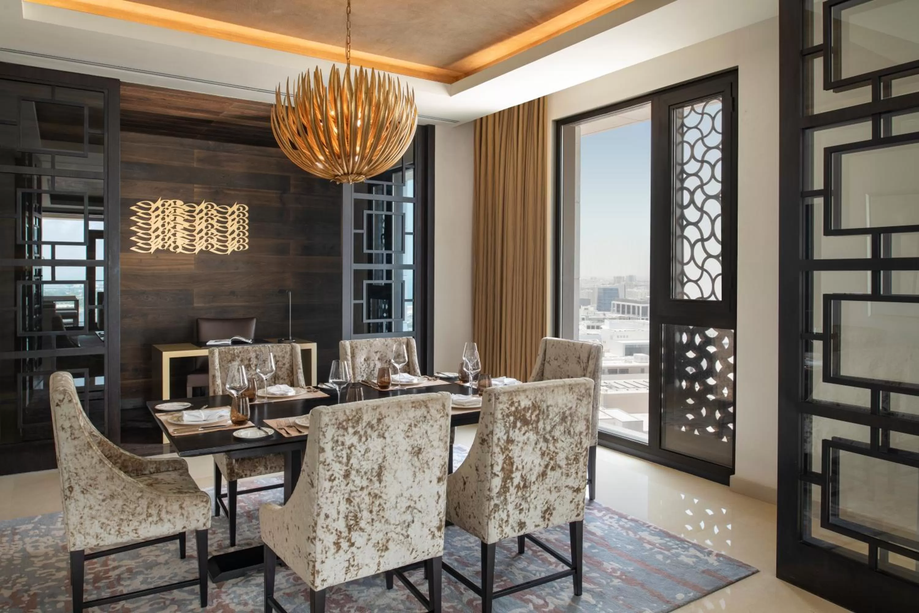 Living room in Alwadi Hotel Doha - MGallery Collection