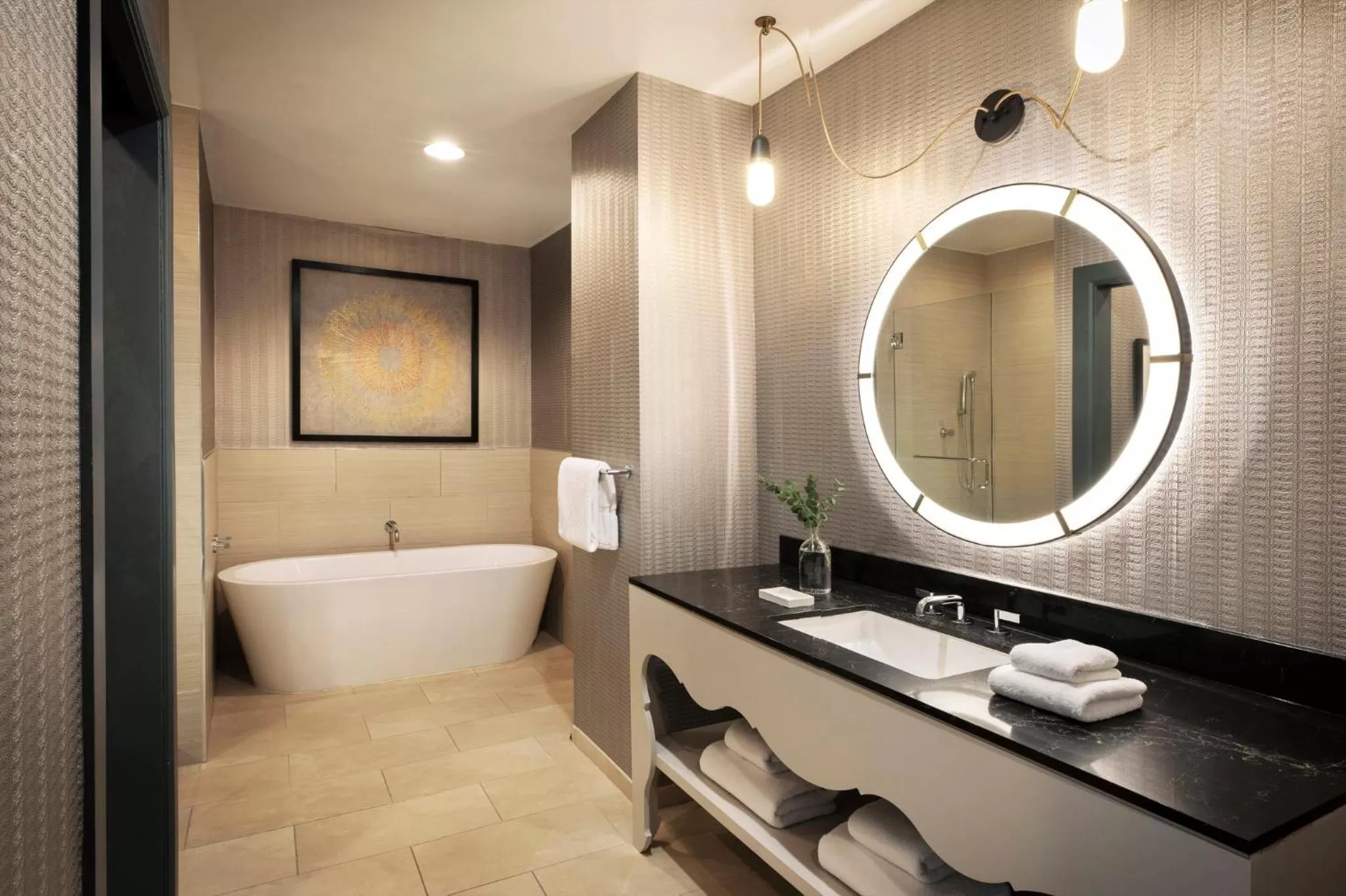 Bathroom, Bed in Kimpton Hotel Monaco Denver by IHG