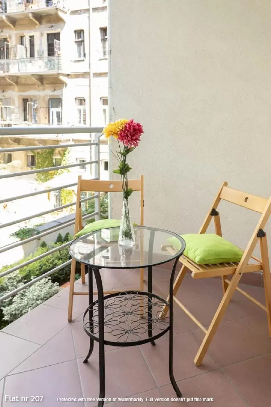Balcony/Terrace in Corvin Plaza Apartments & Suites
