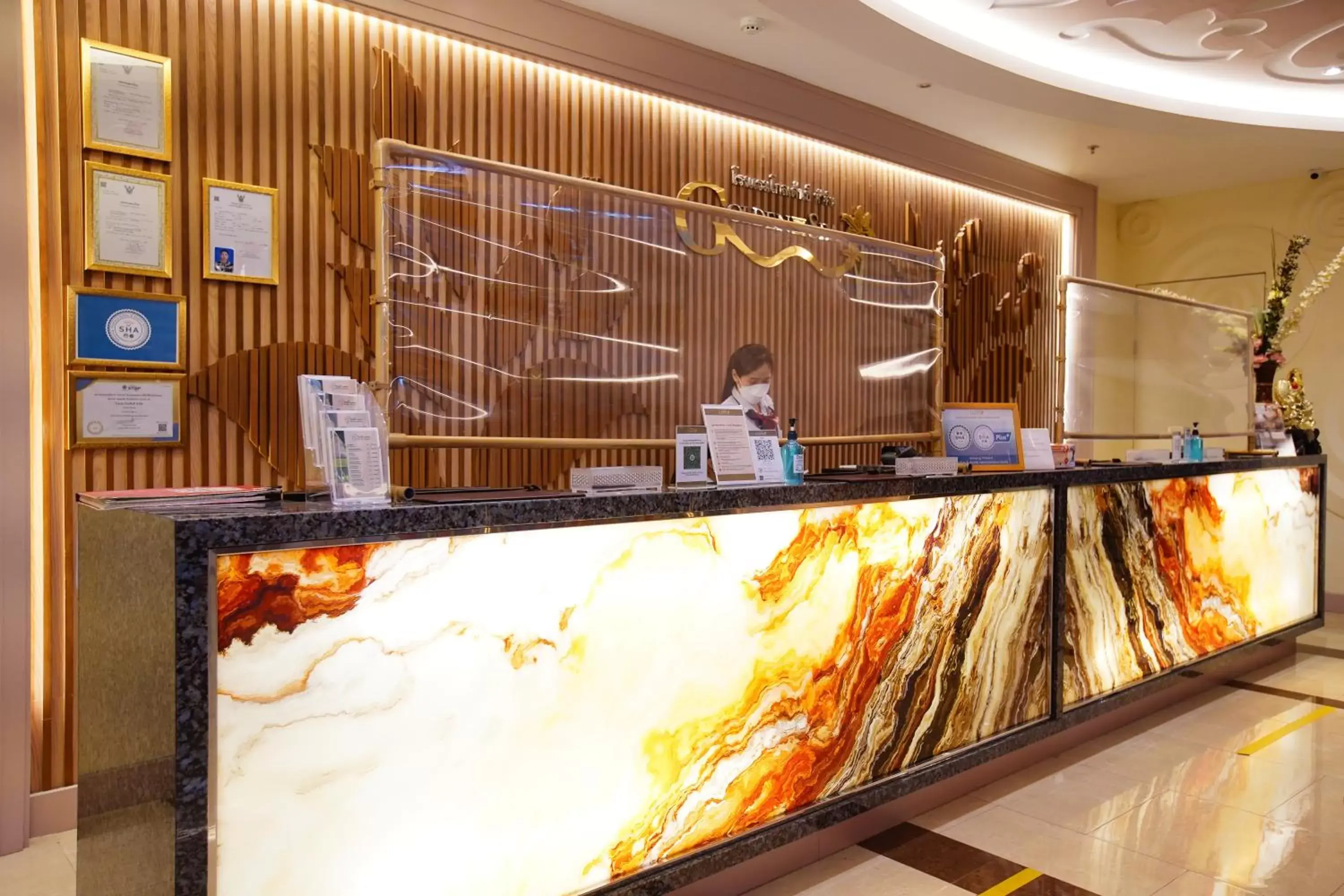 Lobby or reception in Golden Sea Hua Hin - SHA Extra Plus Lobby or reception in Golden Sea Hua Hin - SHA Extra Plus