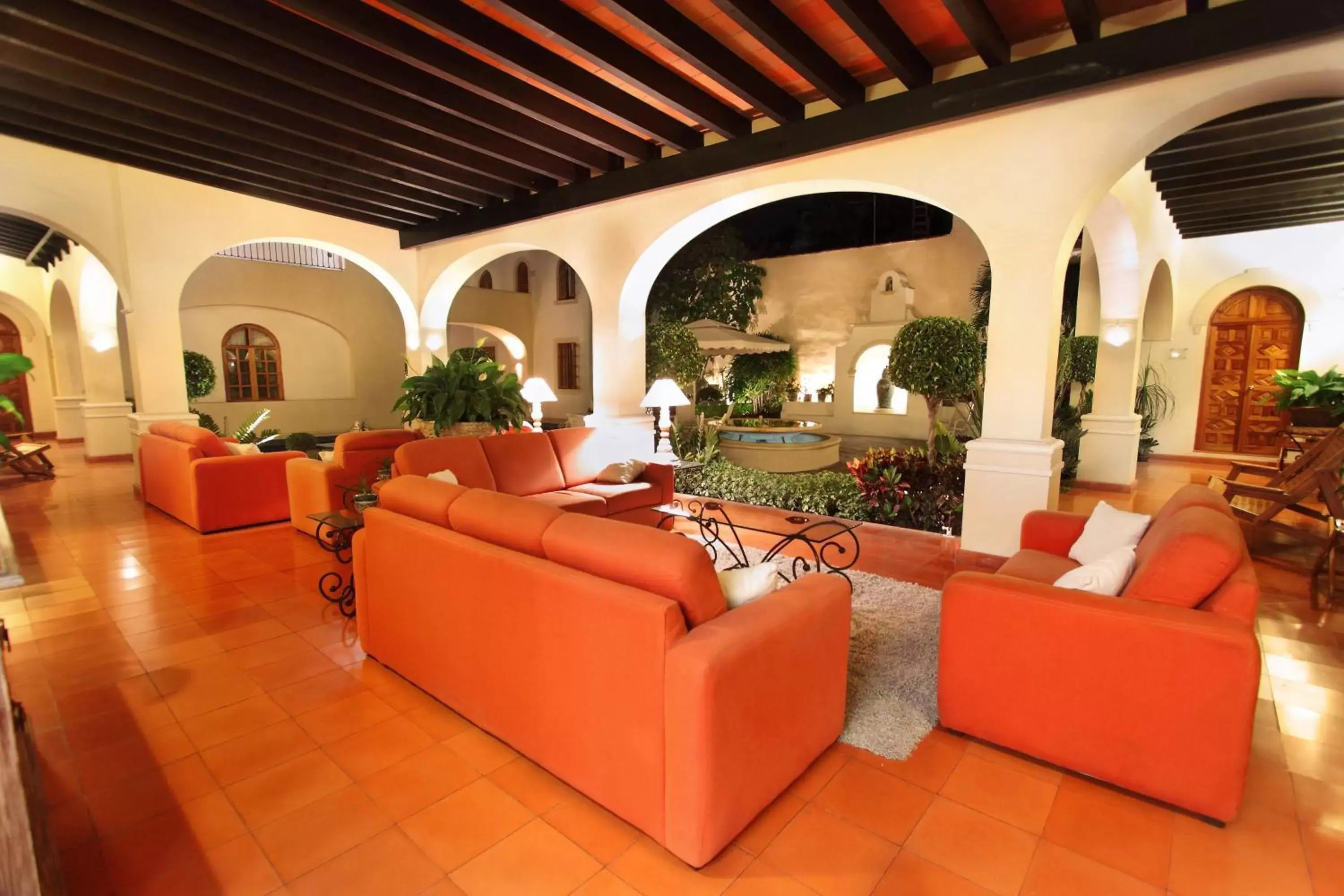 Living room in Hotel Boutique La Casa Azul