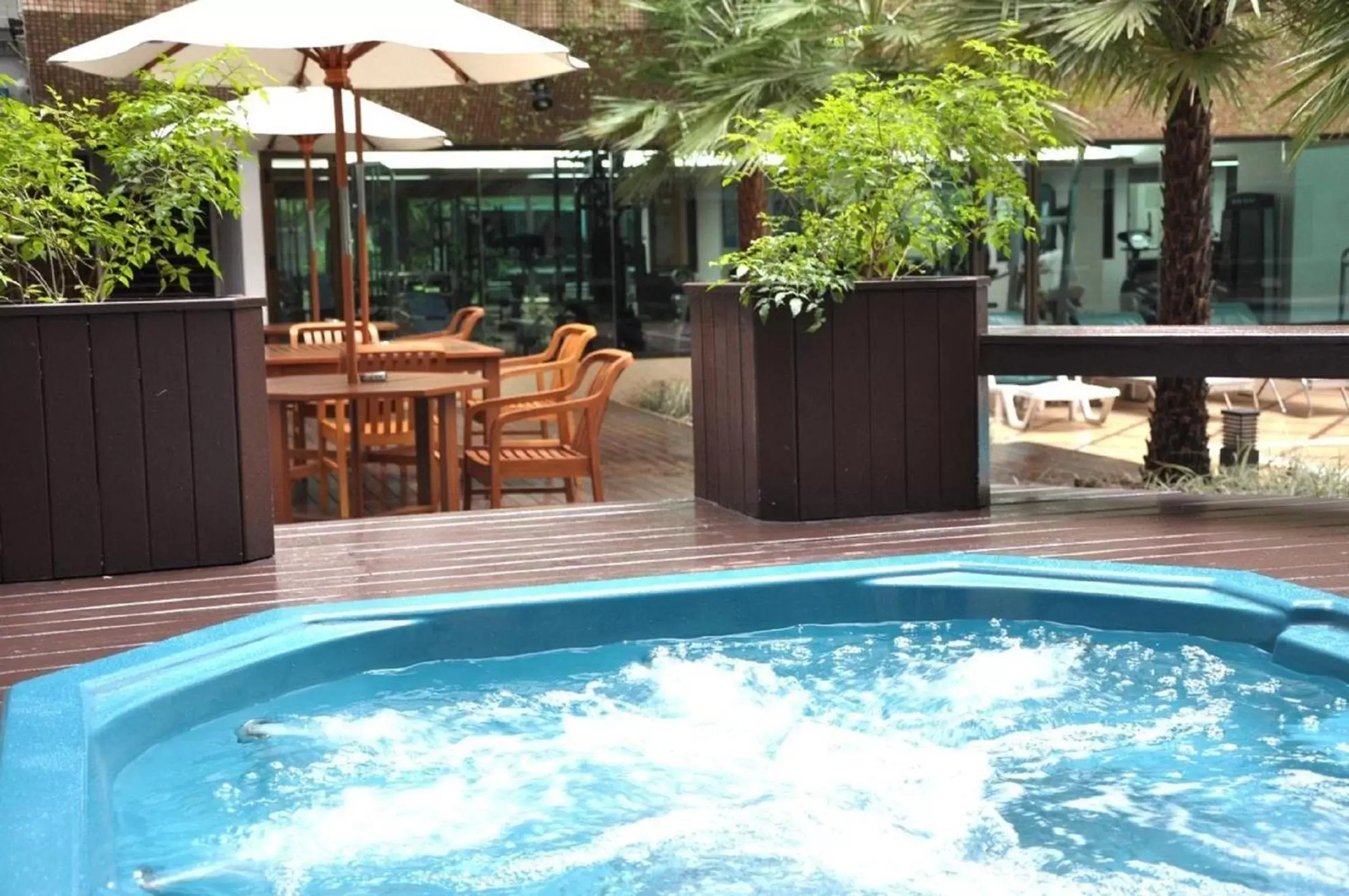Balcony/Terrace, Swimming Pool in Asia Hotel Bangkok