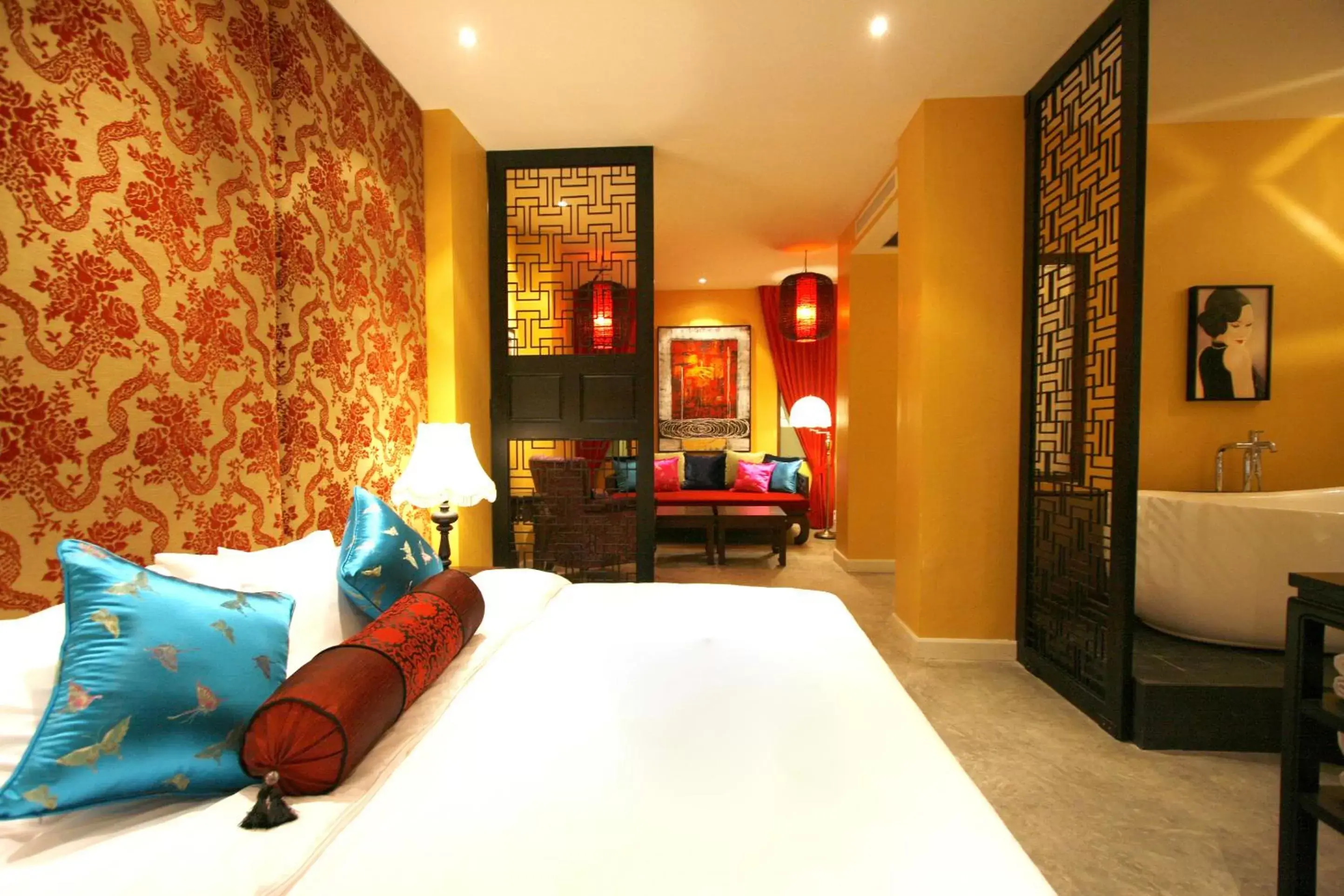 Bedroom in Shanghai Mansion Bangkok - SHA Extra Plus