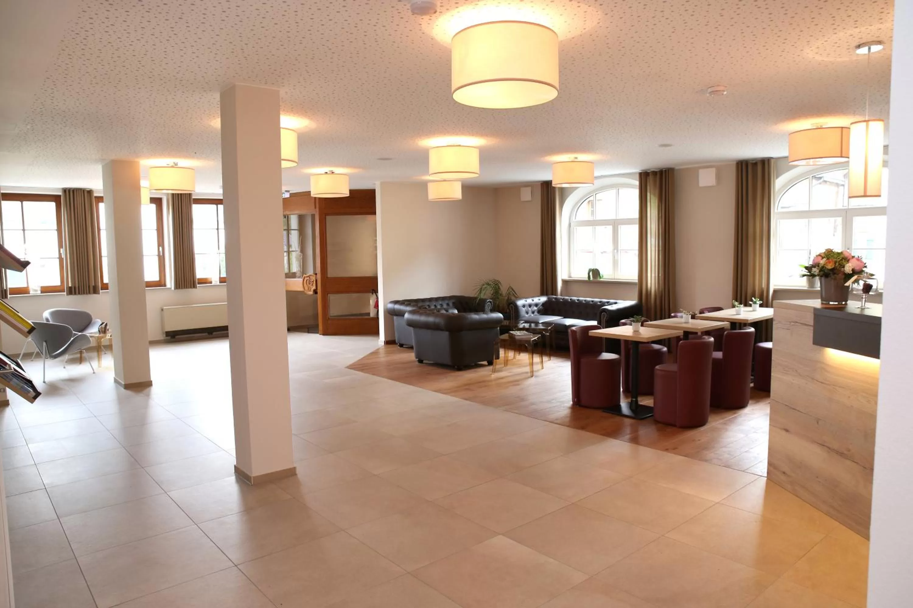 Lobby or reception in Landhotel Traube