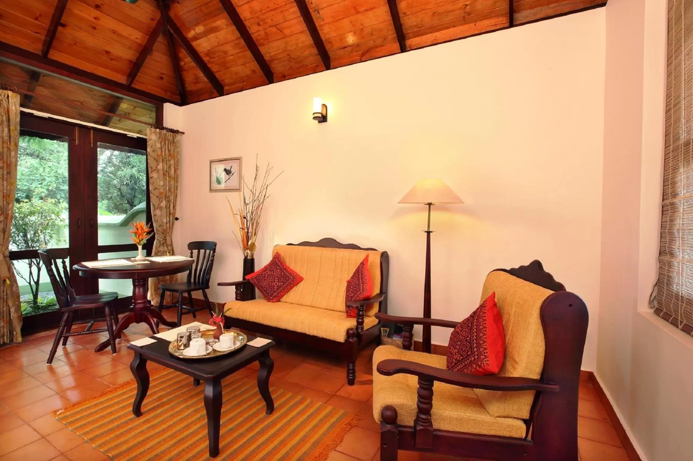 Living room in Fragrant Nature Backwater Resort & Ayurveda Spa Kollam