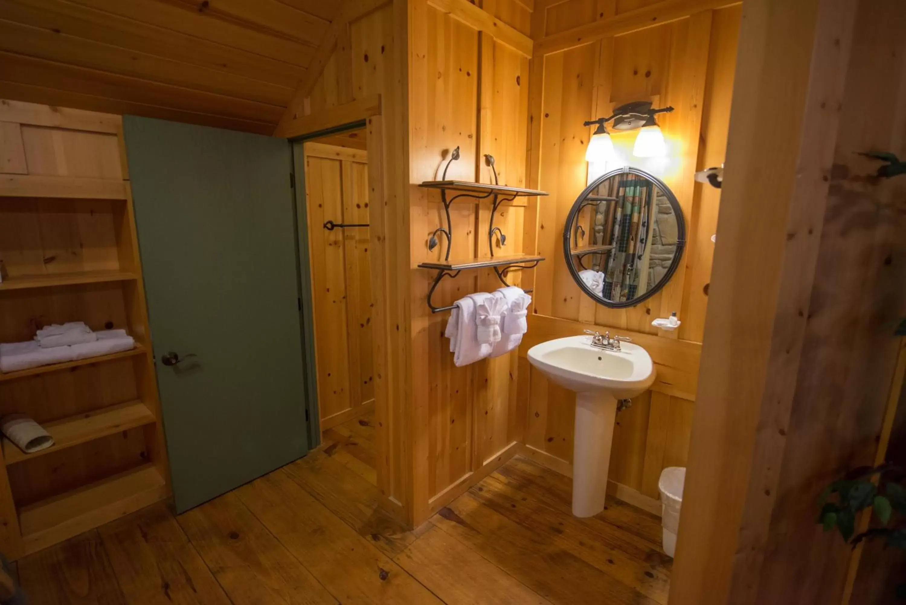 Bathroom in Cabins at Green Mountain, Trademark Collection by Wyndham