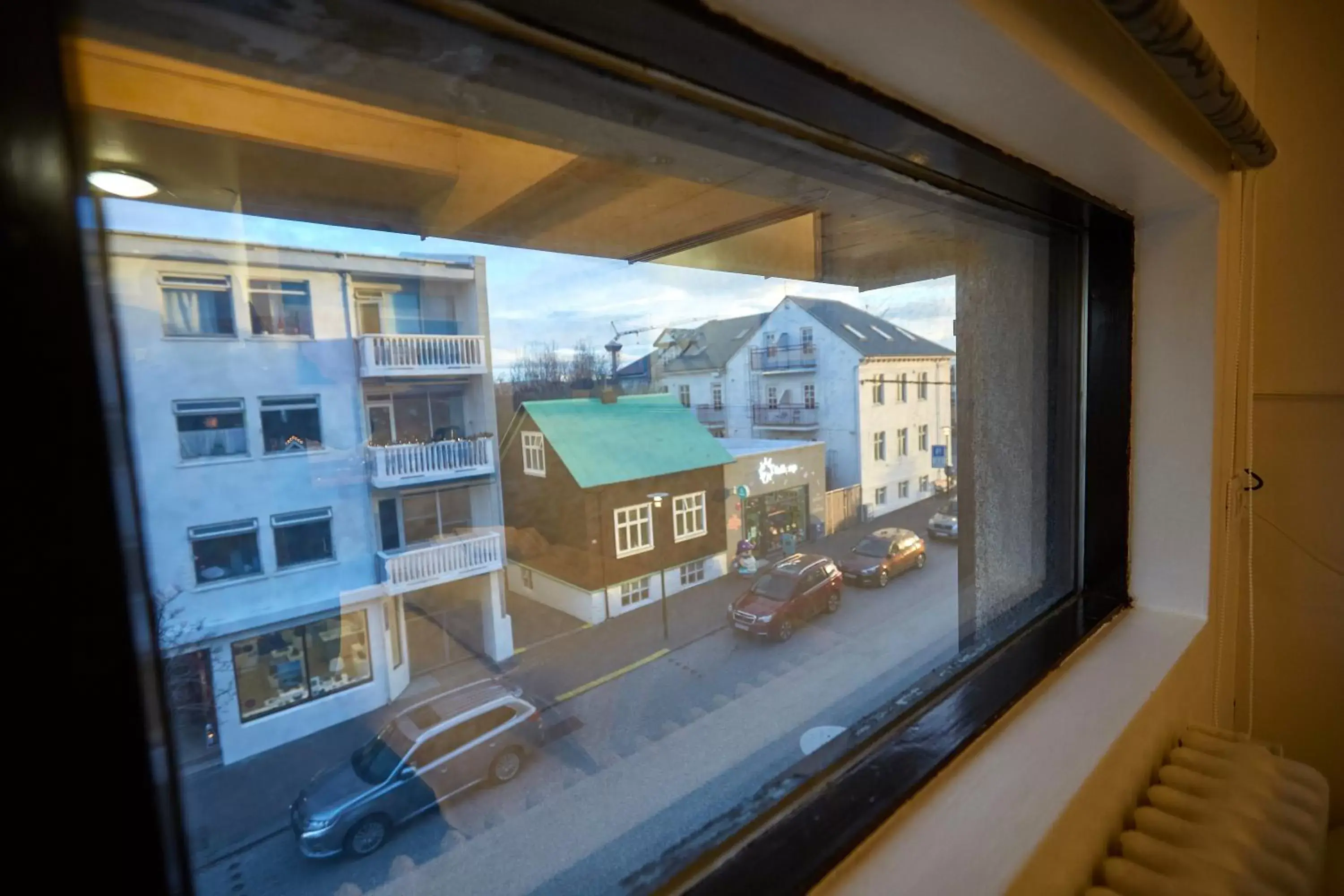 Street view in Reykjavik Downtown Hotel