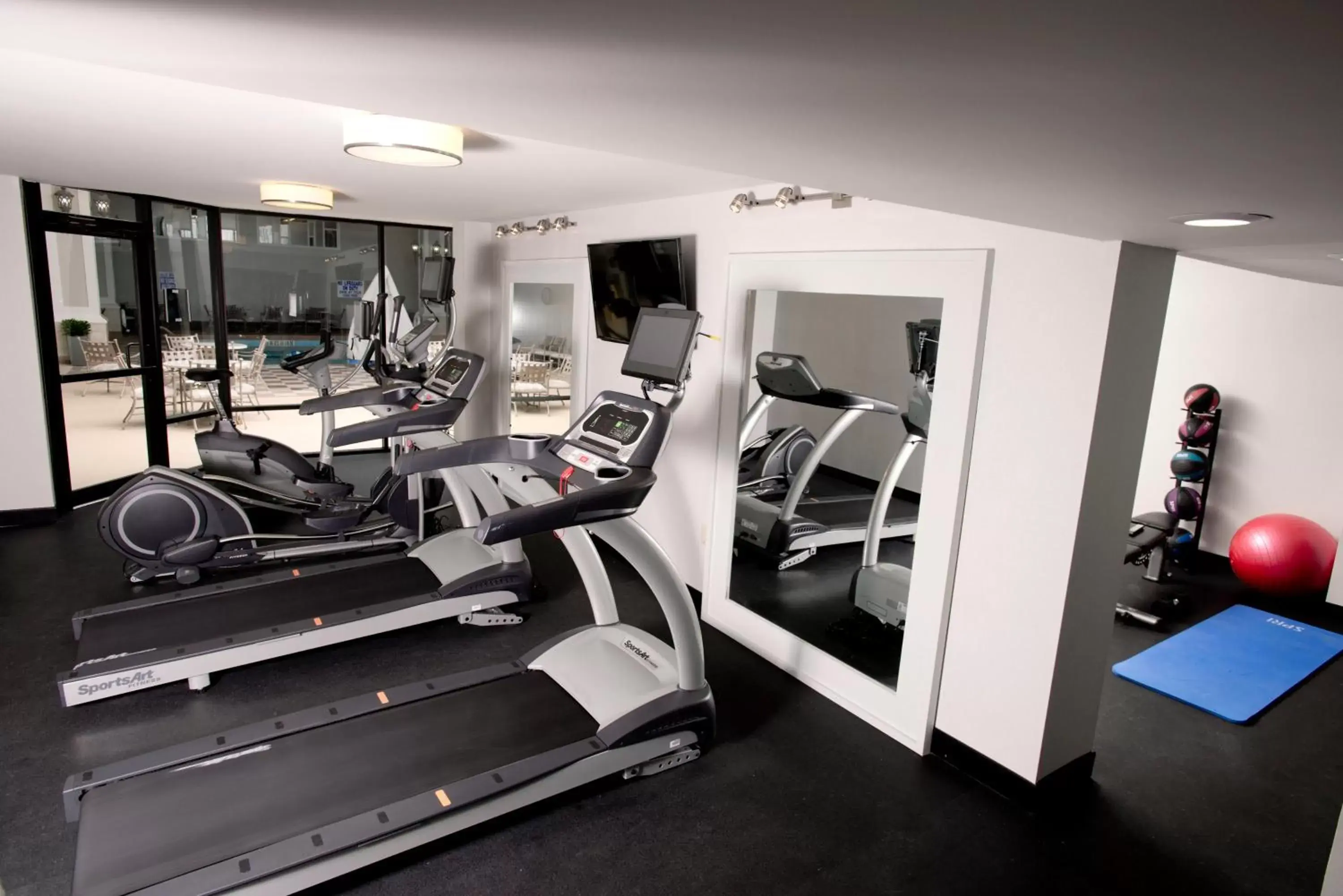 Fitness centre/facilities, Fitness Center/Facilities in Crowne Plaza Greenville, an IHG Hotel