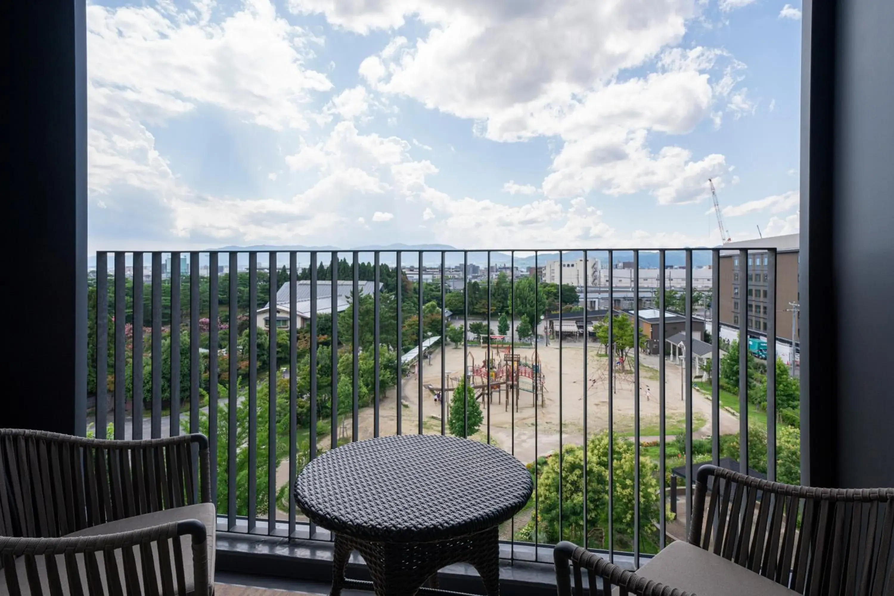 View (from property/room), Balcony/Terrace in Umekoji Potel KYOTO