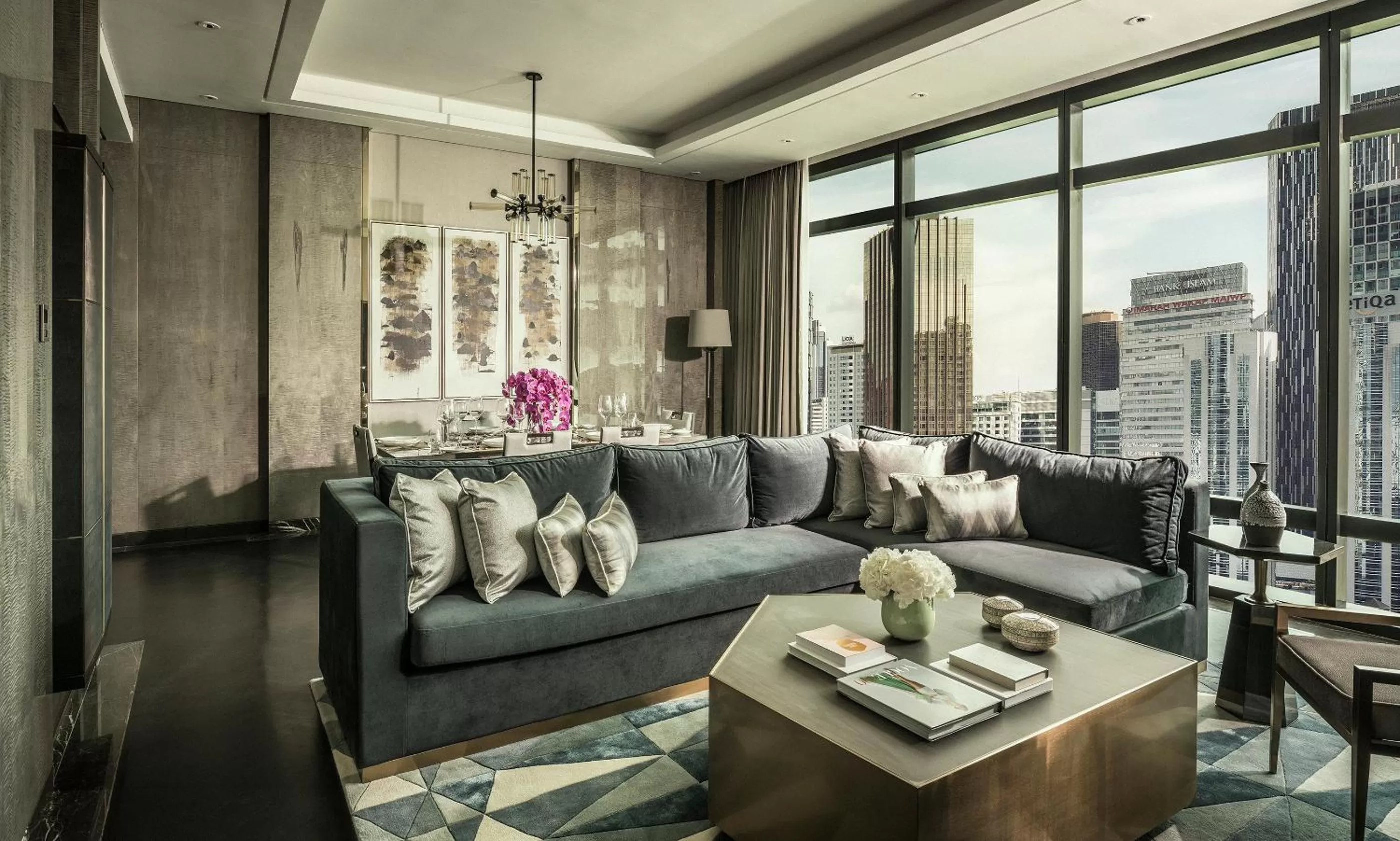 Living room in Four Seasons Hotel Kuala Lumpur
