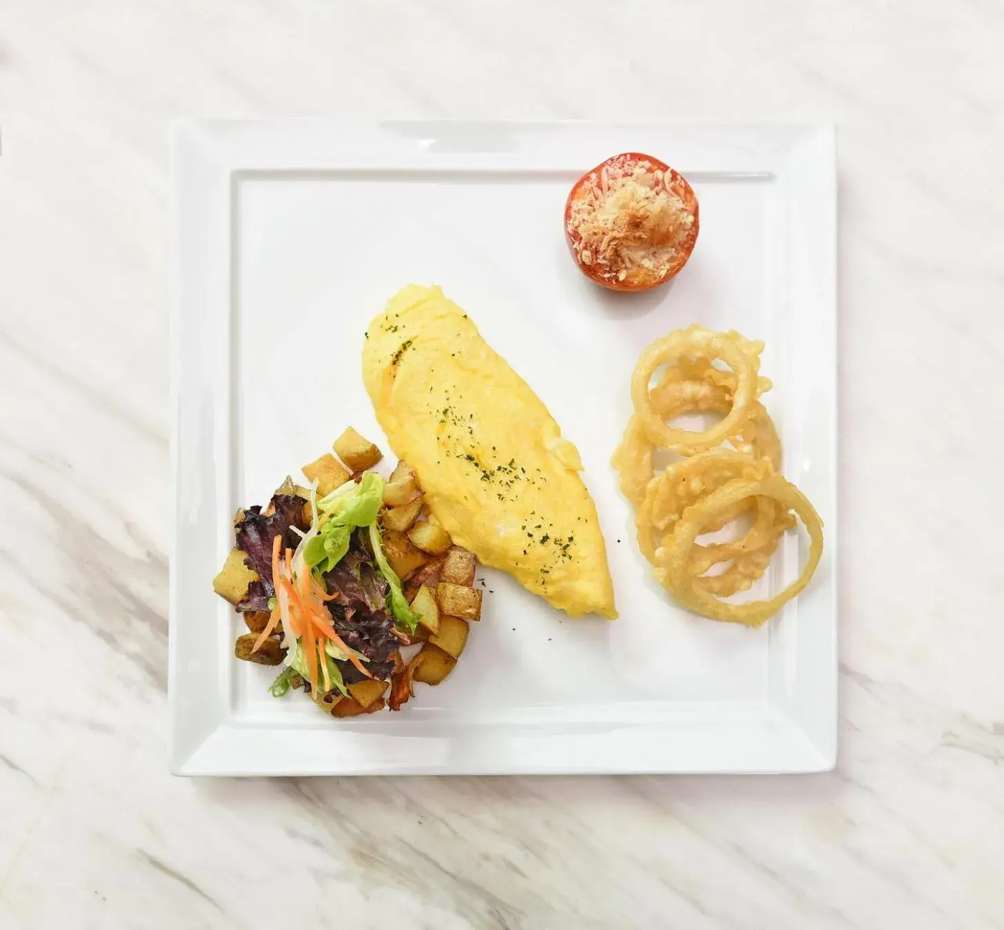 American breakfast in Dwijaya House of Pakubuwono American breakfast in Dwijaya House of Pakubuwono