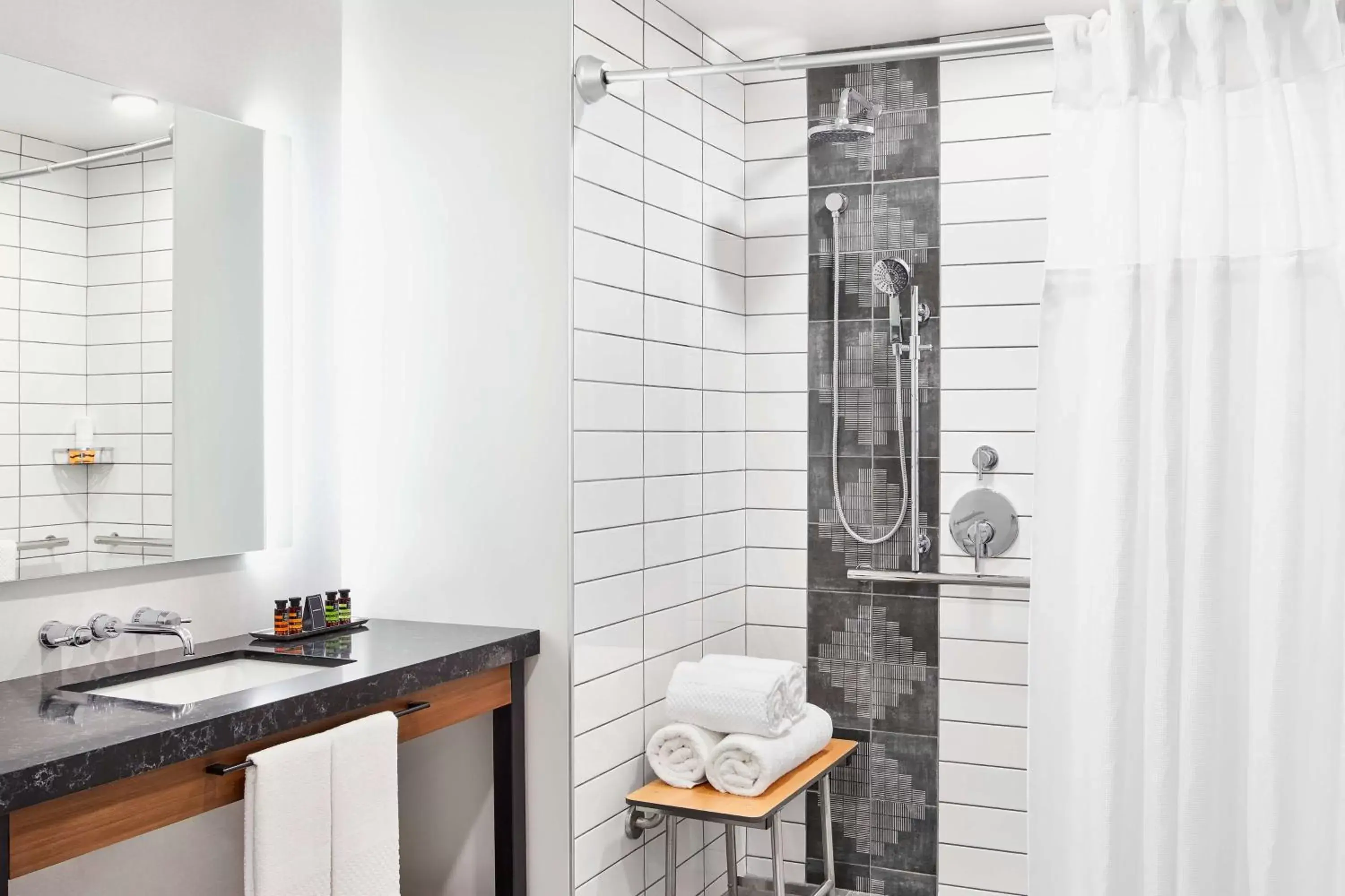 Bathroom in Canopy By Hilton Tempe Downtown Bathroom in Canopy By Hilton Tempe Downtown