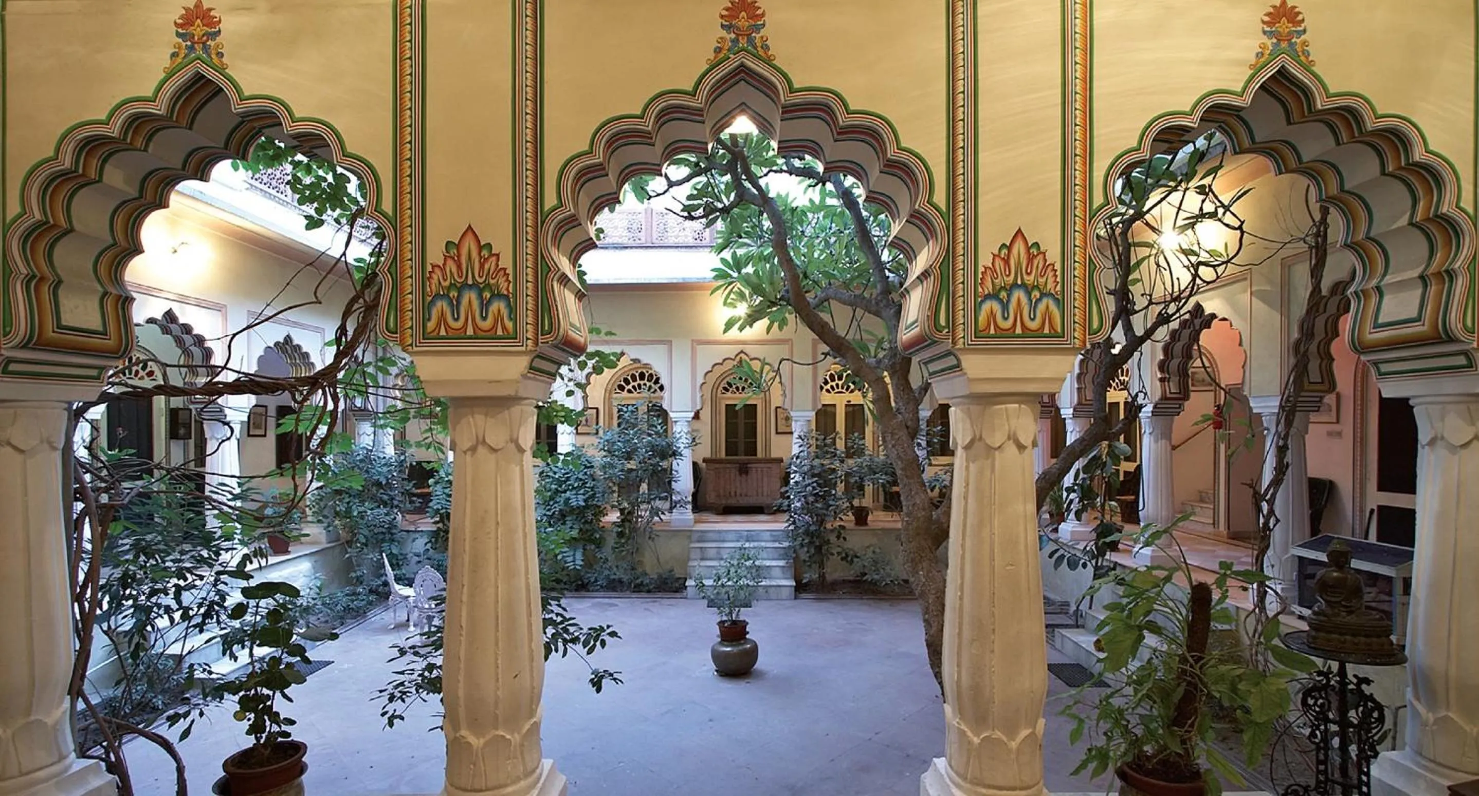 Decorative detail in Alsisar Haveli - Heritage Hotel